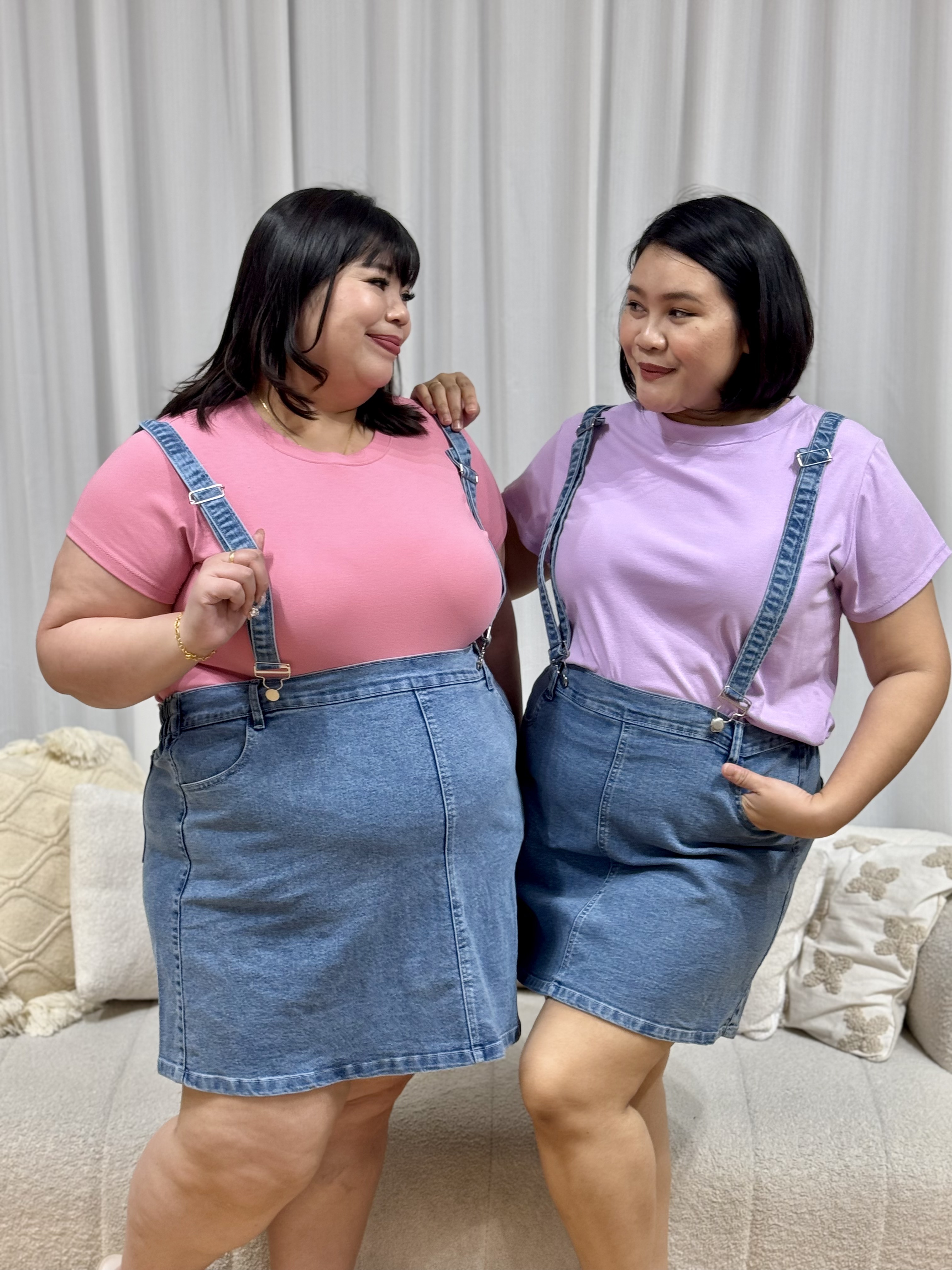 Love+ Strappy Denim Dungaree | Plus Size Dungaree