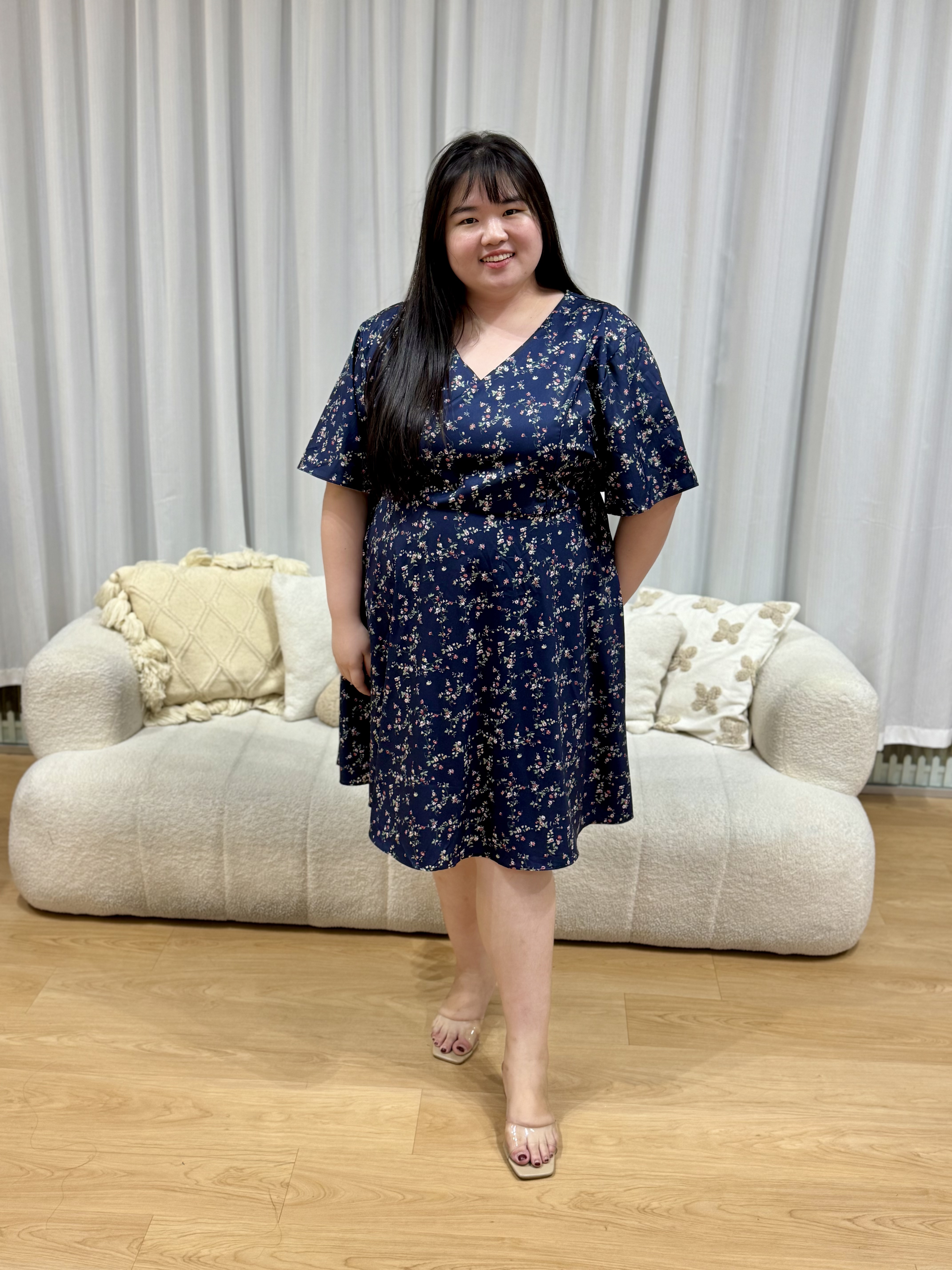 Kaelyn Trio Vine Floral Dress | Plus Size Dress