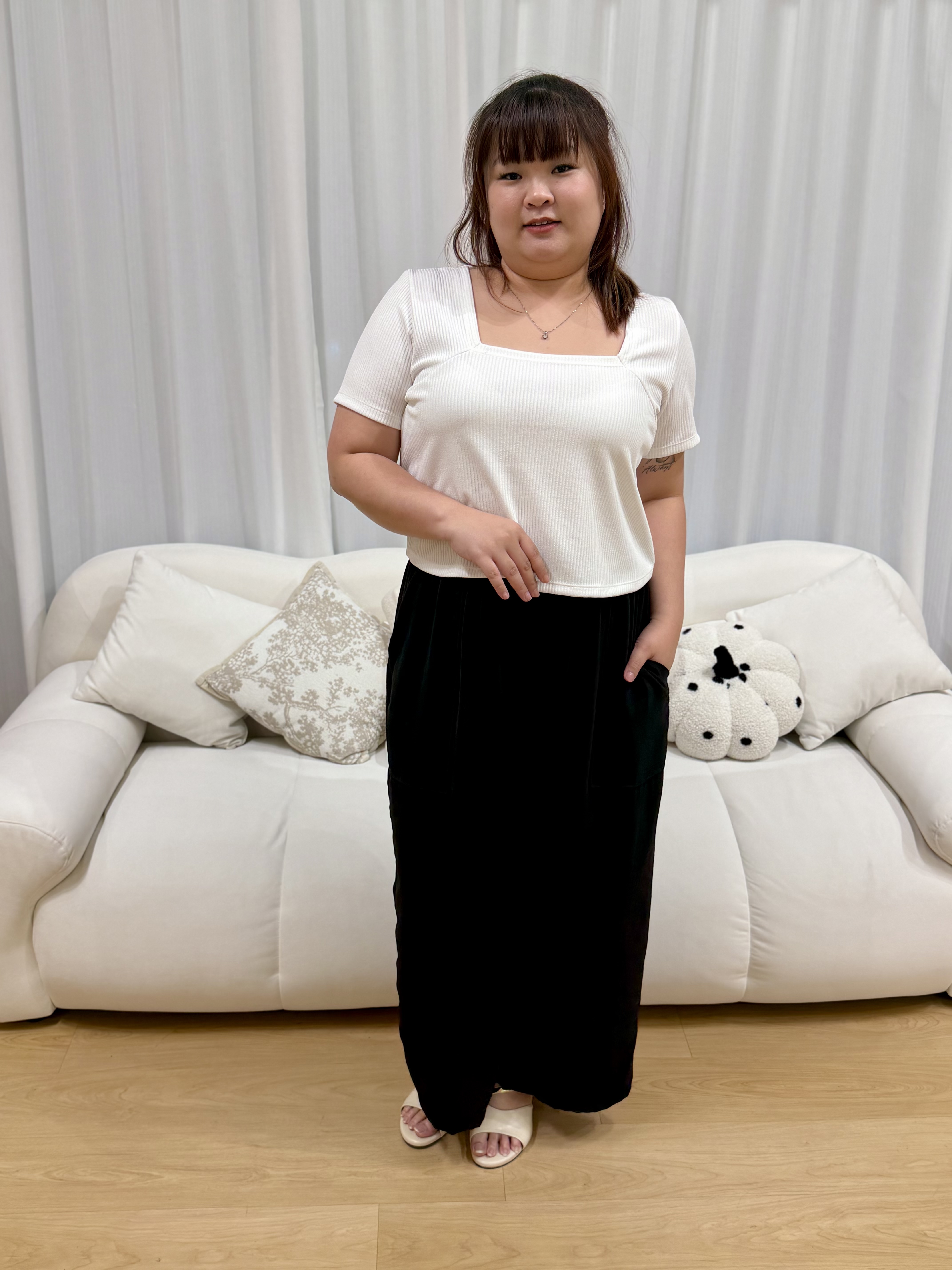 [Pre-order] Premium AC Cooling Pants #2113| Plus Size Pants