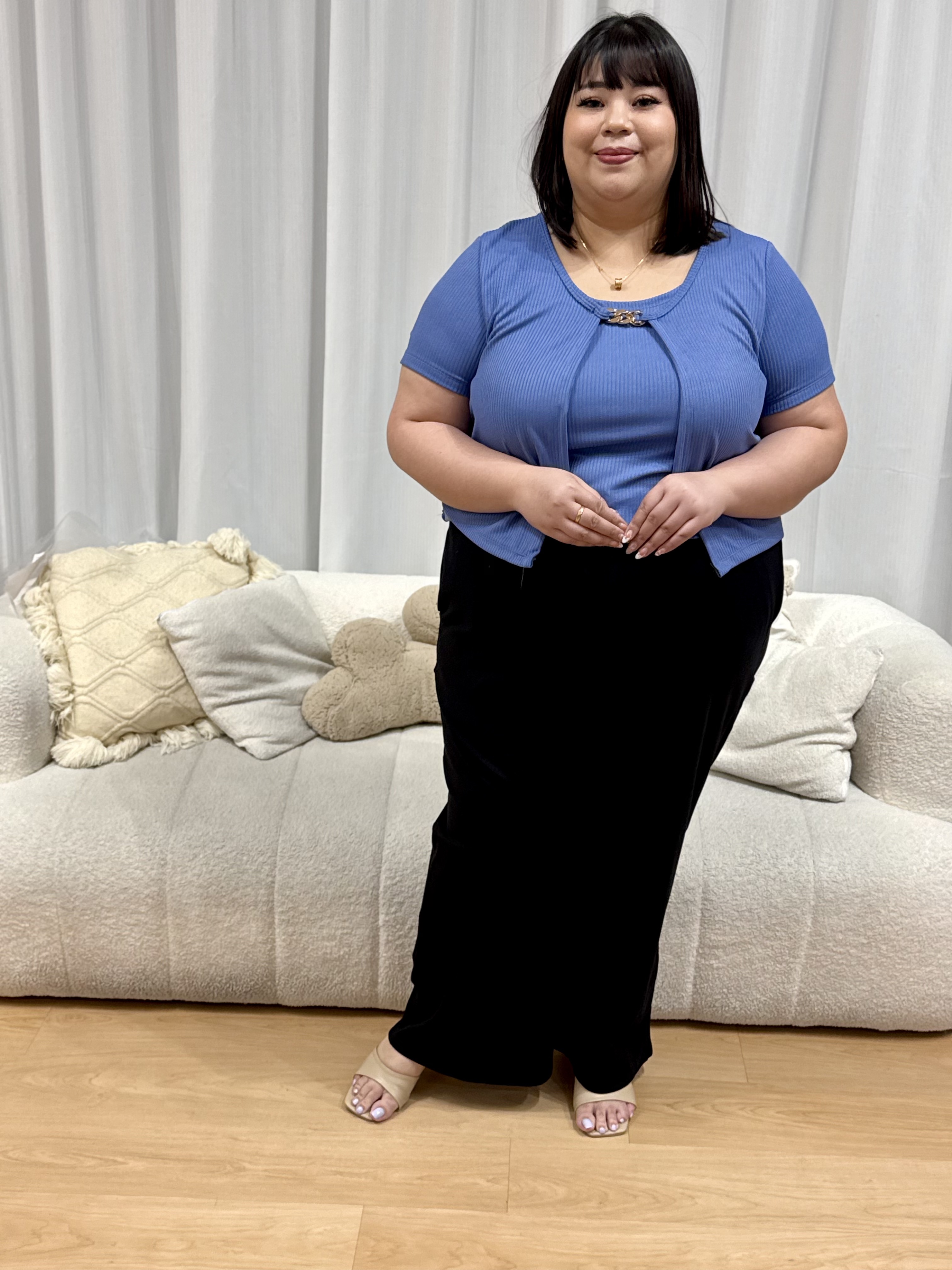 Jinno Gold Chain Top | Plus Size Top