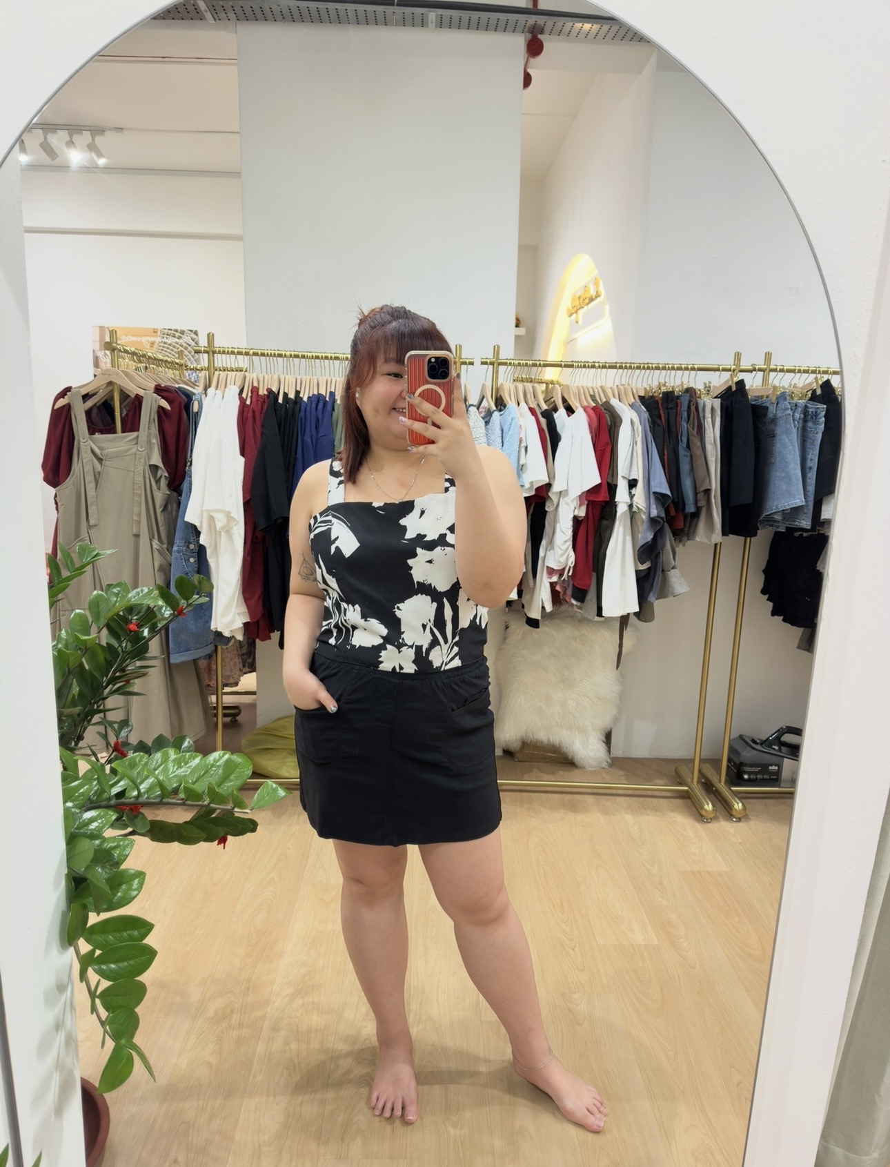 Tansy Abstract Floral Top | Plus Size Top