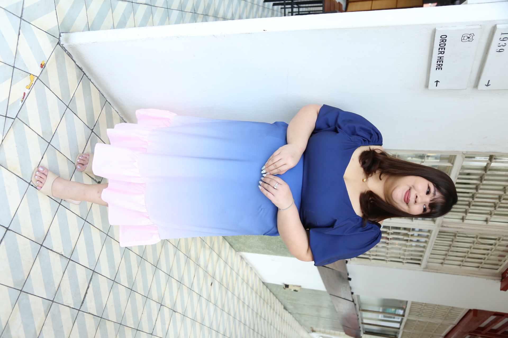 Love+ Carly Marlowe Pink Ombre Dress | Plus Size Dress