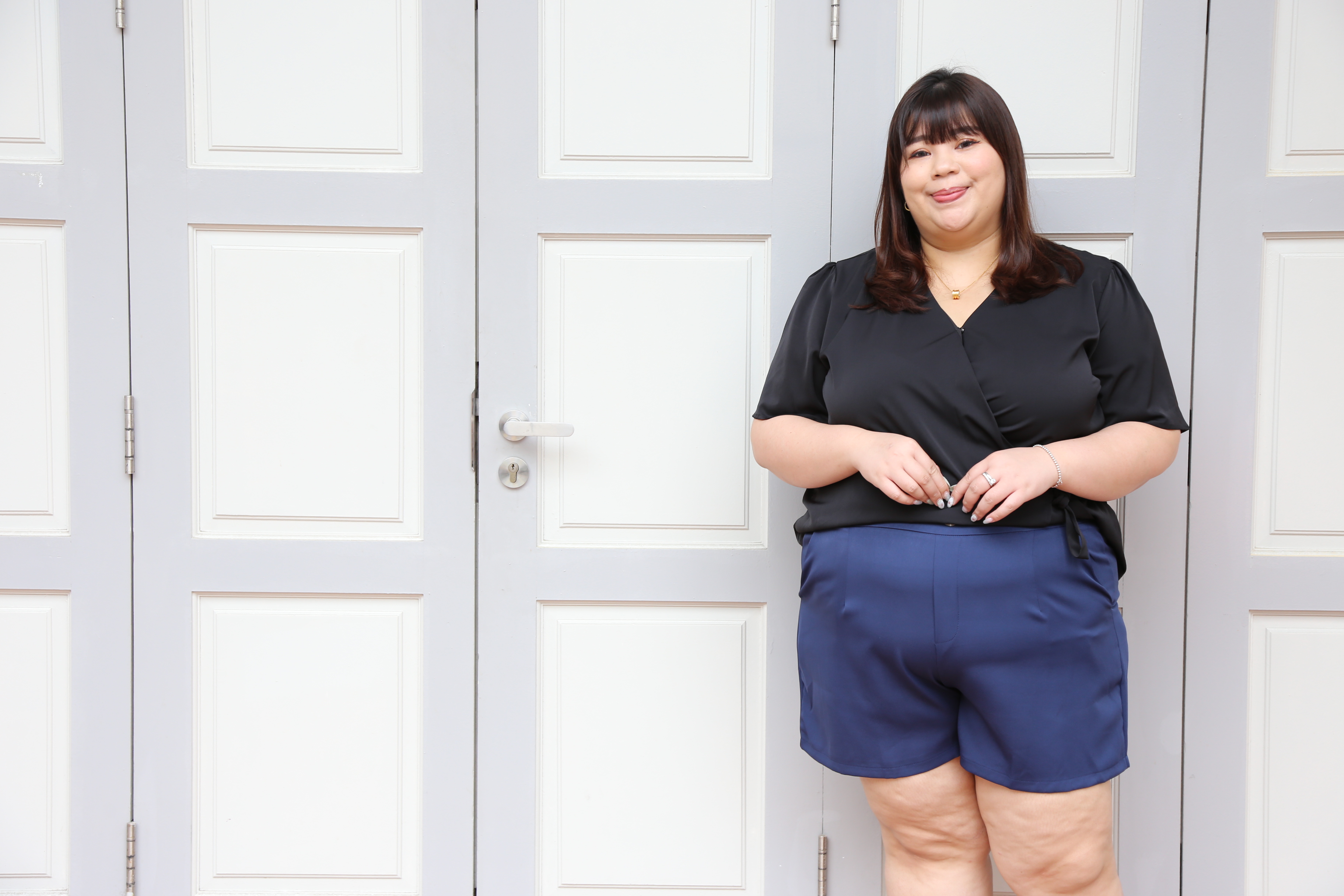 Love+ Aliza Black Wrappy Top | Plus Size Top