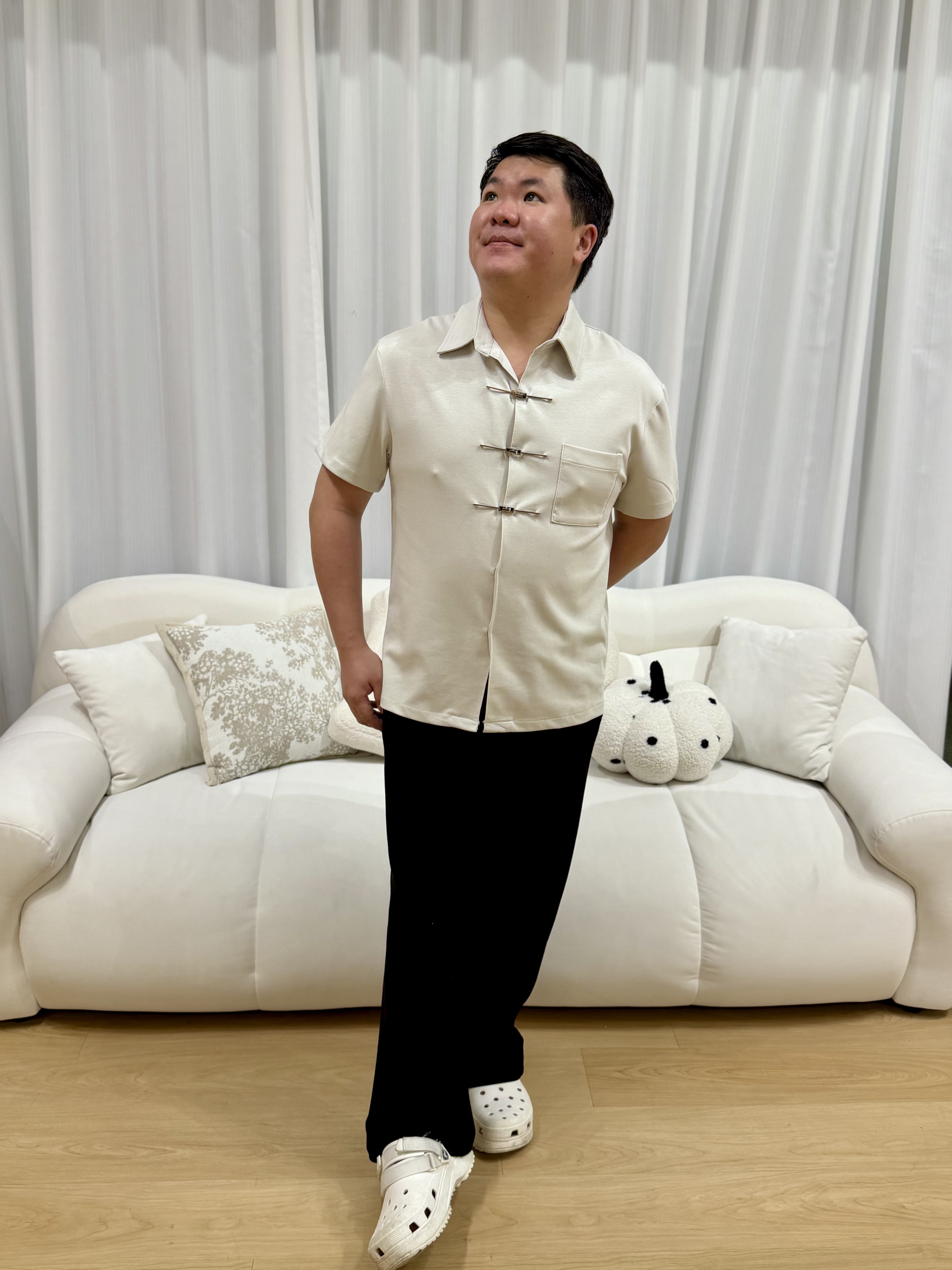 鑫旺 Mens Qipao Top | Plus Size Mens