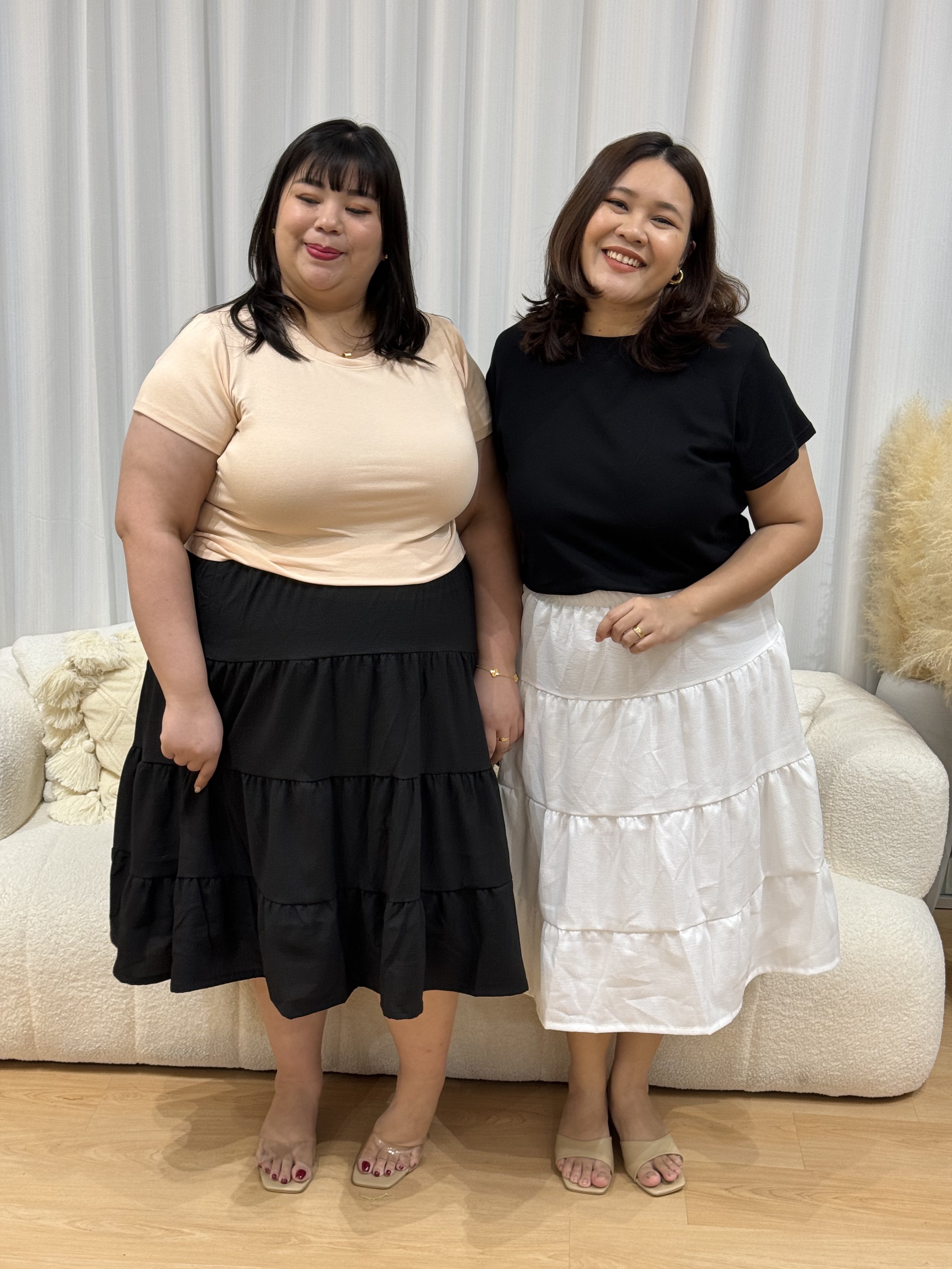 Tulli White Skirt | Plus Size Skirt 