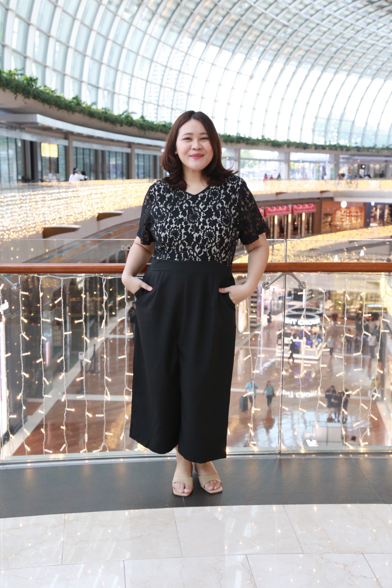 Love+ Eli Nova Premium Lace Black Jumpsuit | Plus Size Jumpsuit