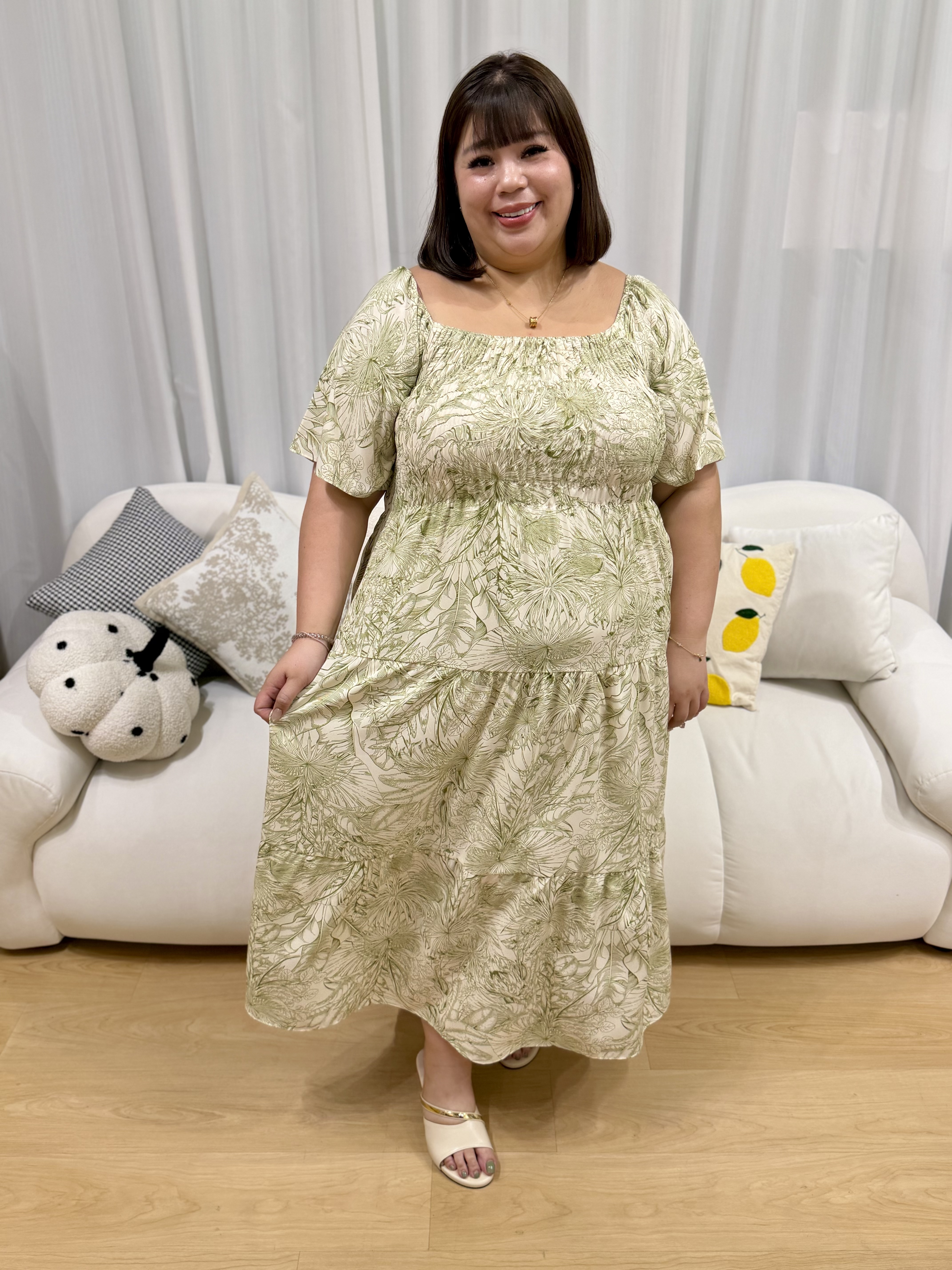 Love+ Hommé Smock Maxi Dress | Plus Size Dress