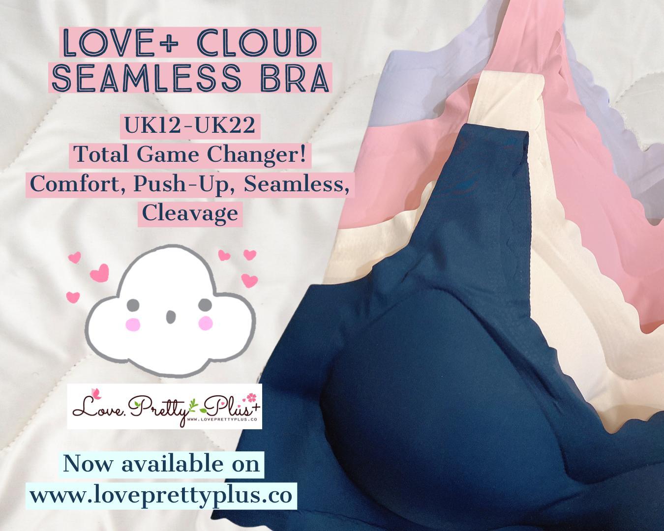 [Ready-stock]| Love+ Cloud Seamless Bra |Plus Size Bra