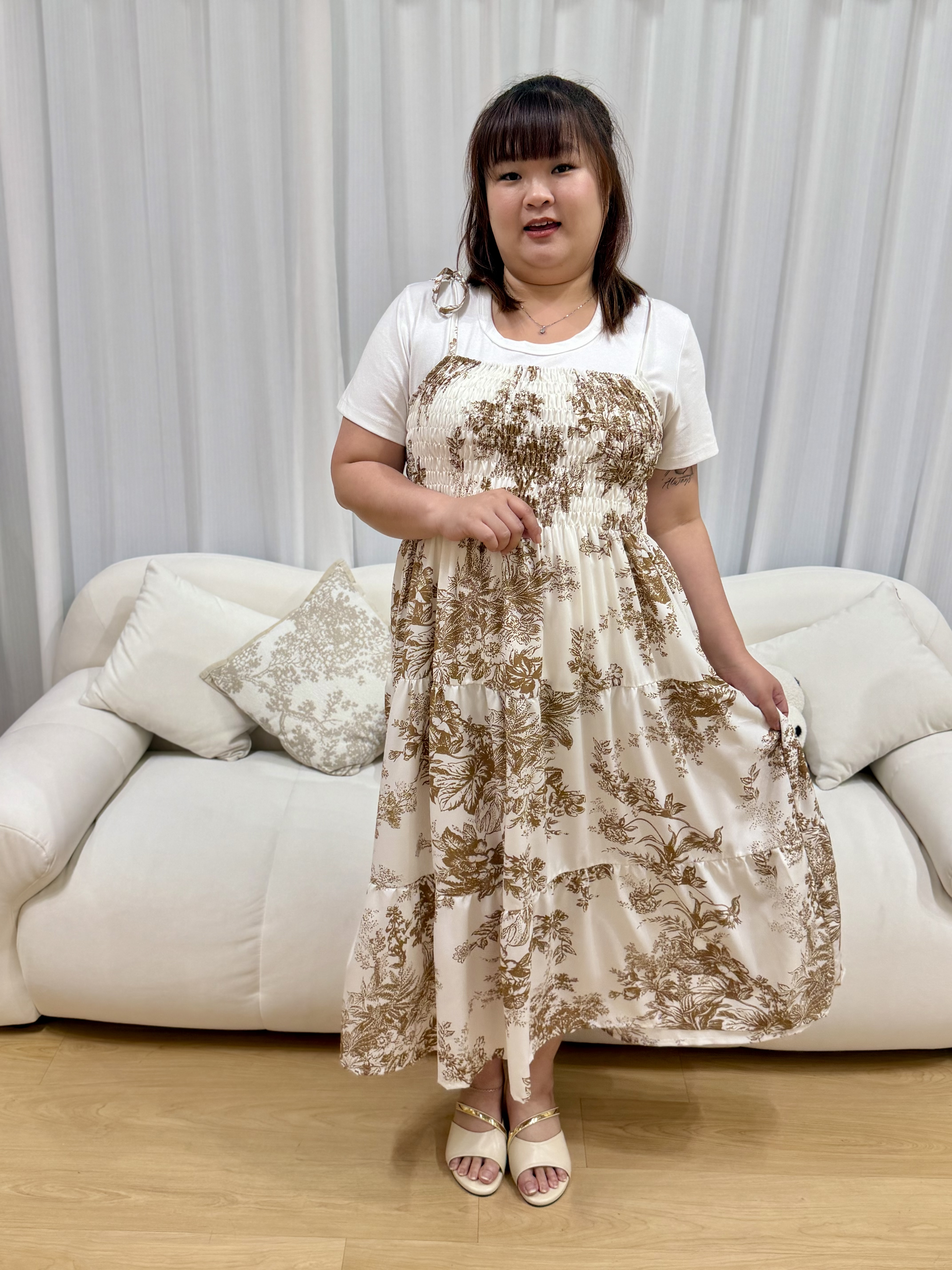 Love+ Chloe Doveria Brownie Maxi Dress | Plus Size Dress