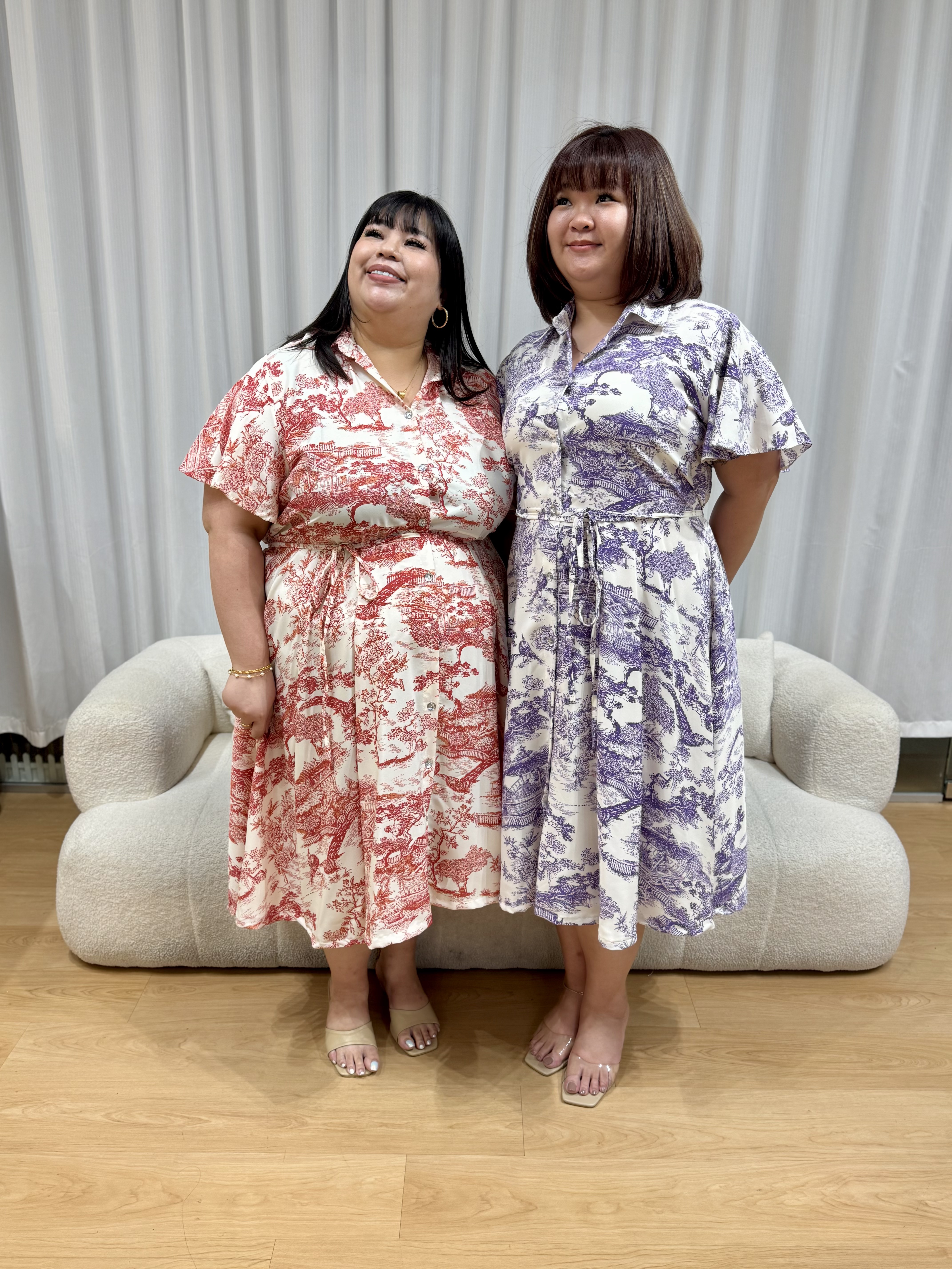 Love+ Aria Ava Crystal Button Dress | Plus Size Dress