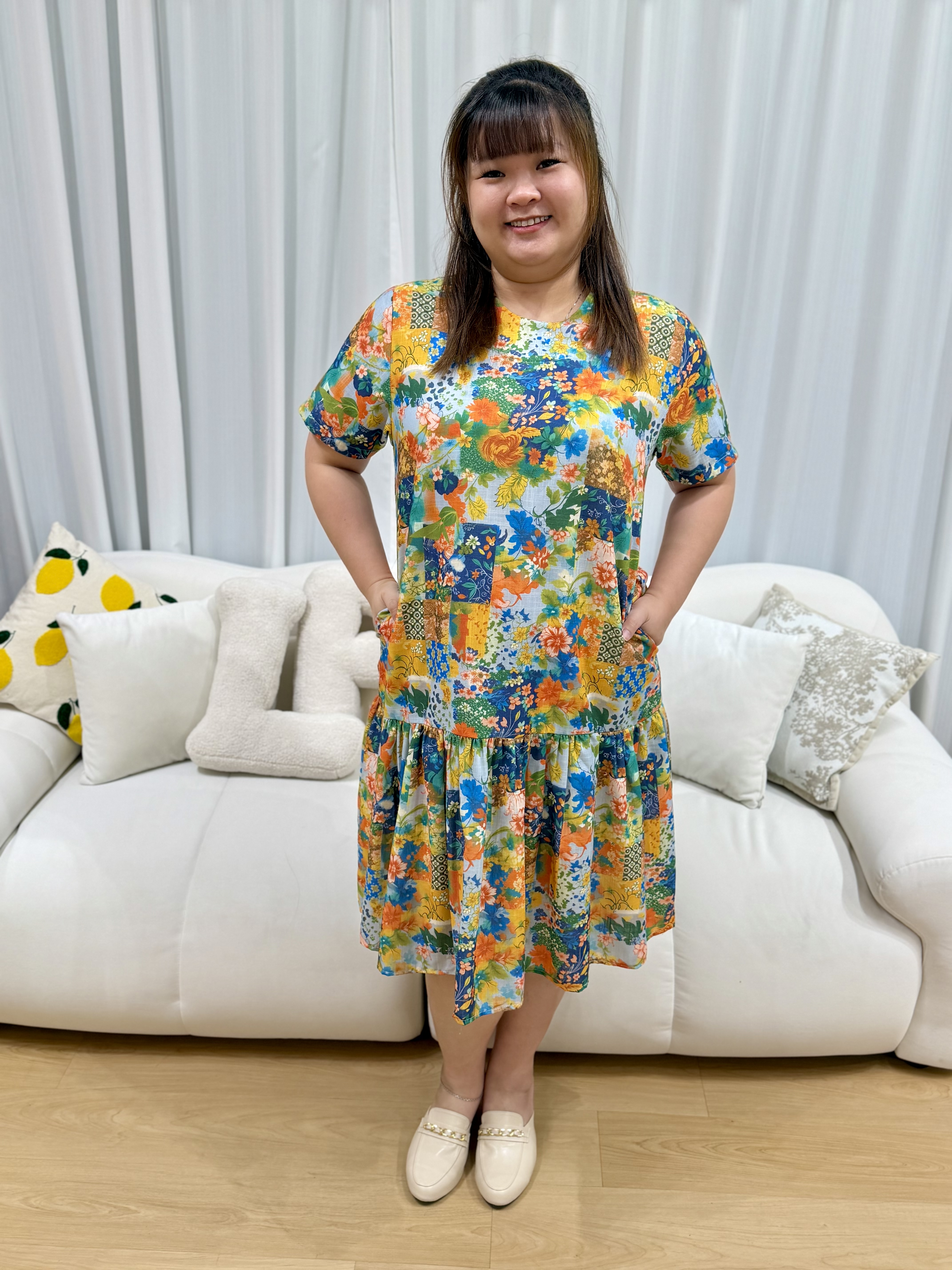 Madam Linen Dress | Plus Size Dress