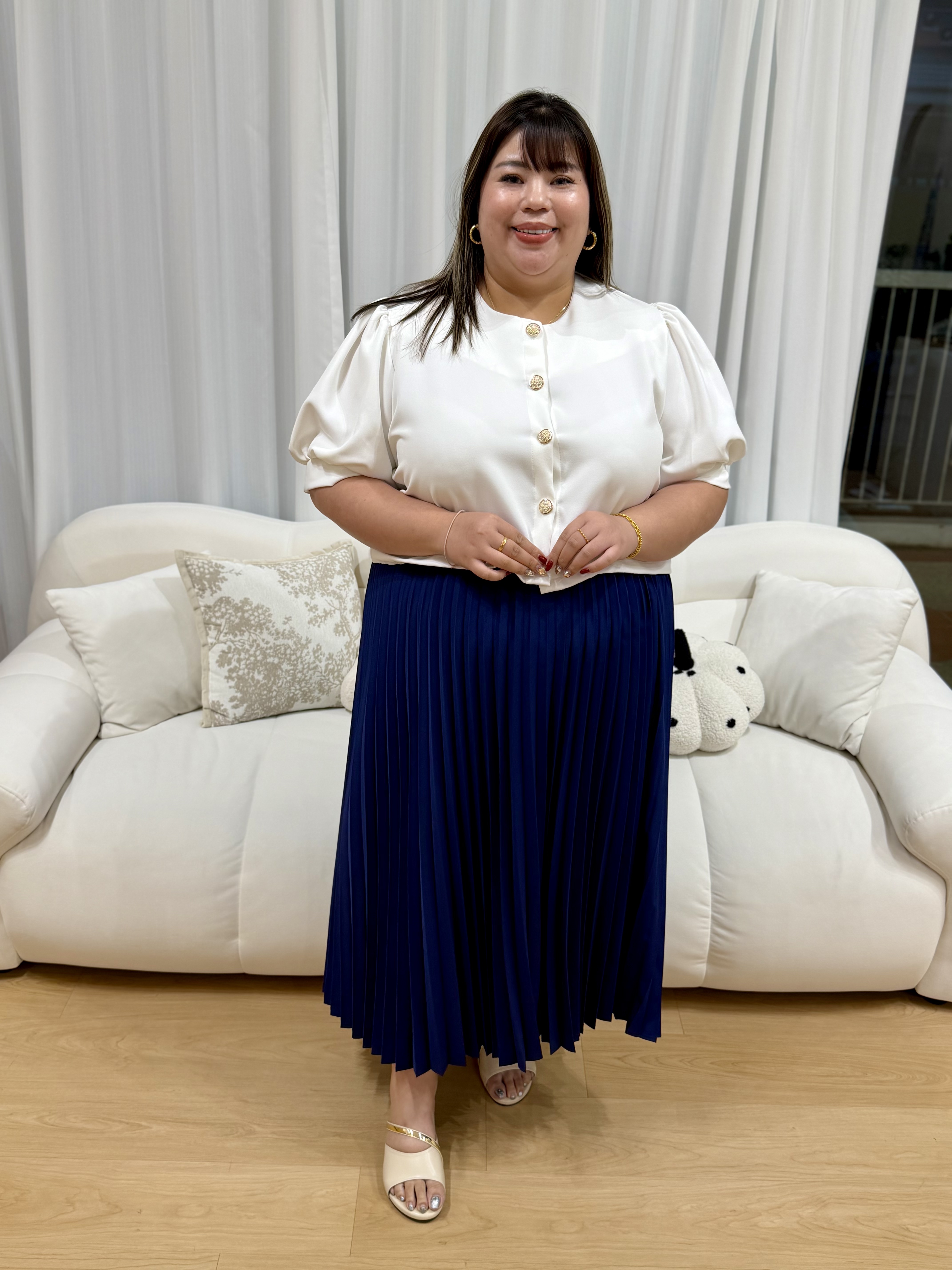 Kuno Gold Top | Plus Size Top