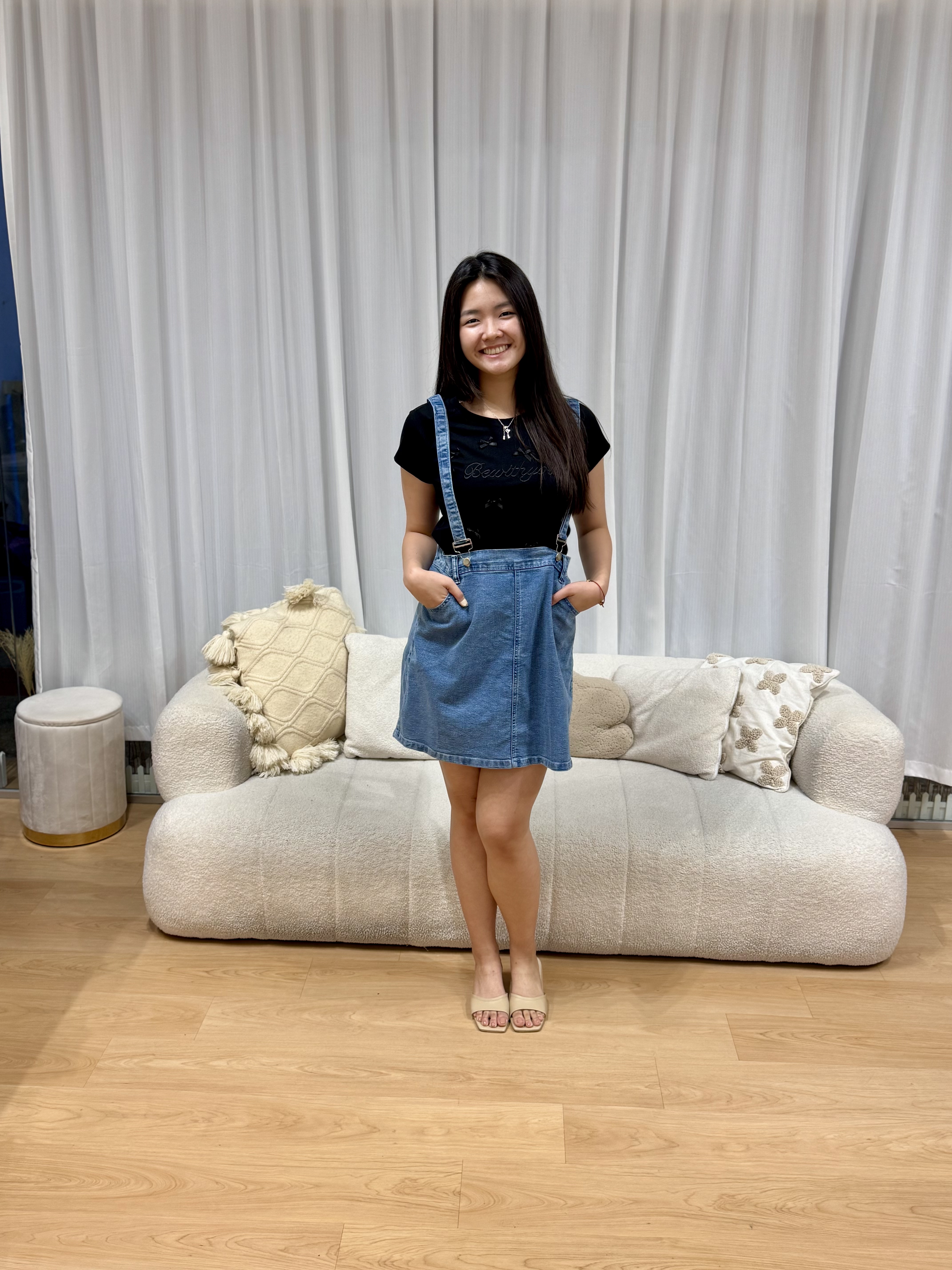 Love+ Strappy Denim Dungaree | Plus Size Dungaree