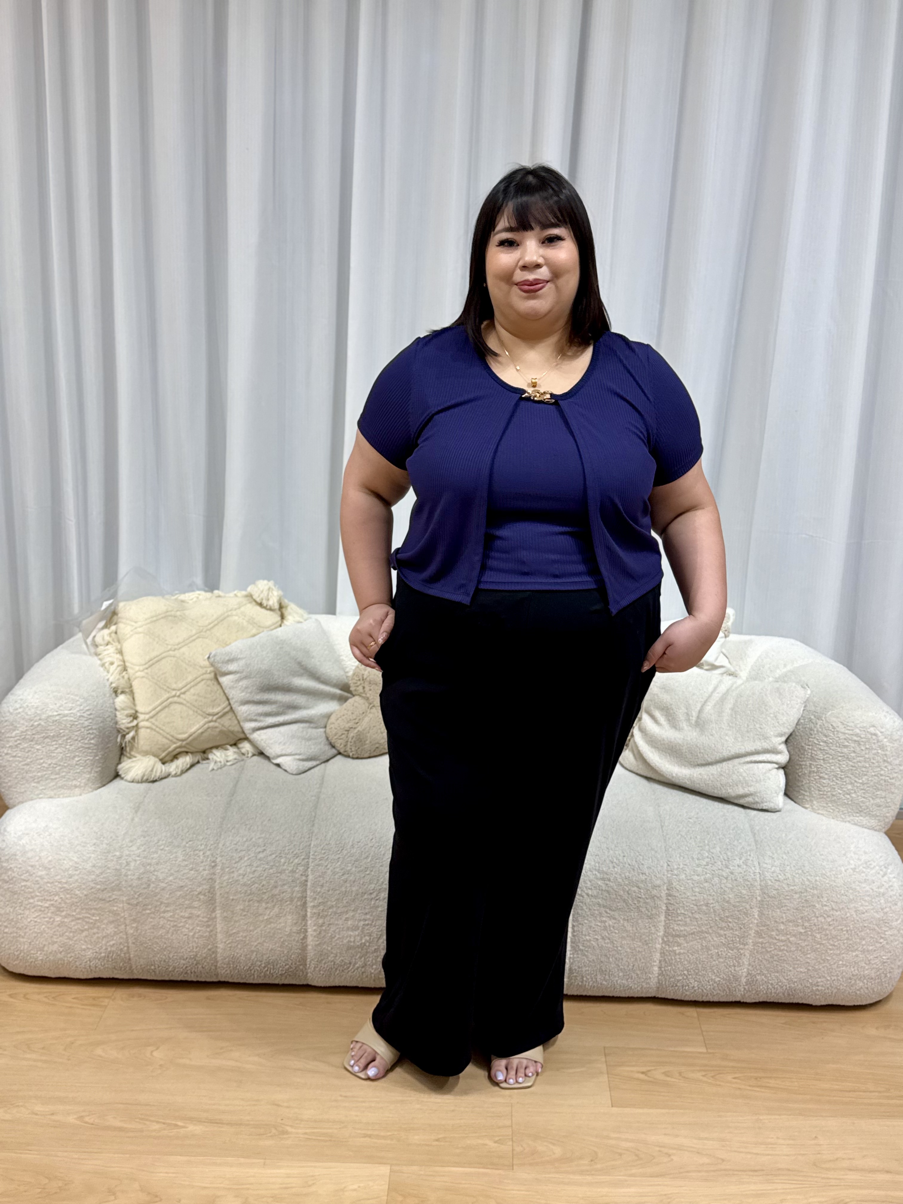 Jinno Gold Chain Top | Plus Size Top