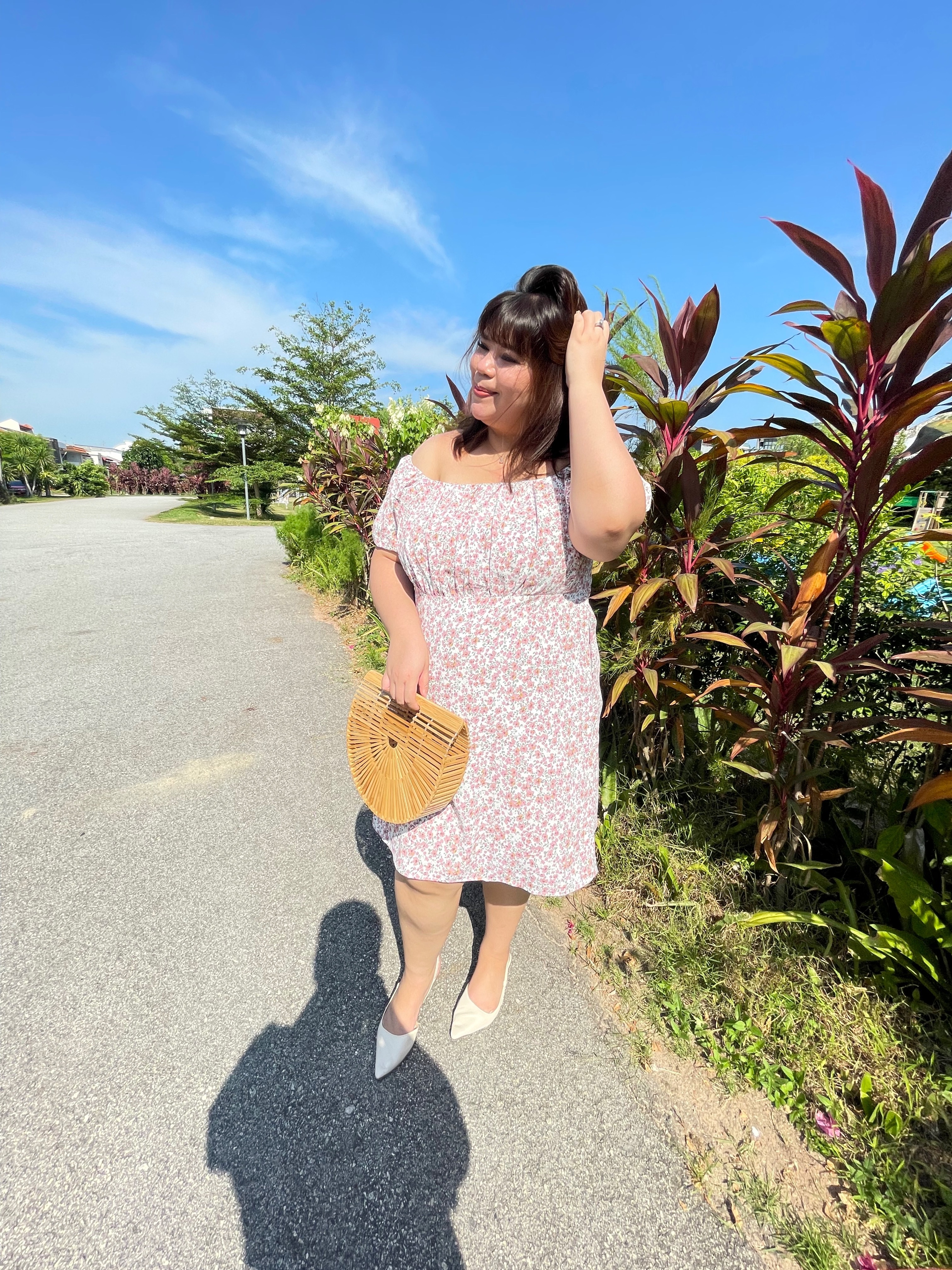 Love+ Kylie Pink Smock Dress | Plus Size Dress Singapore