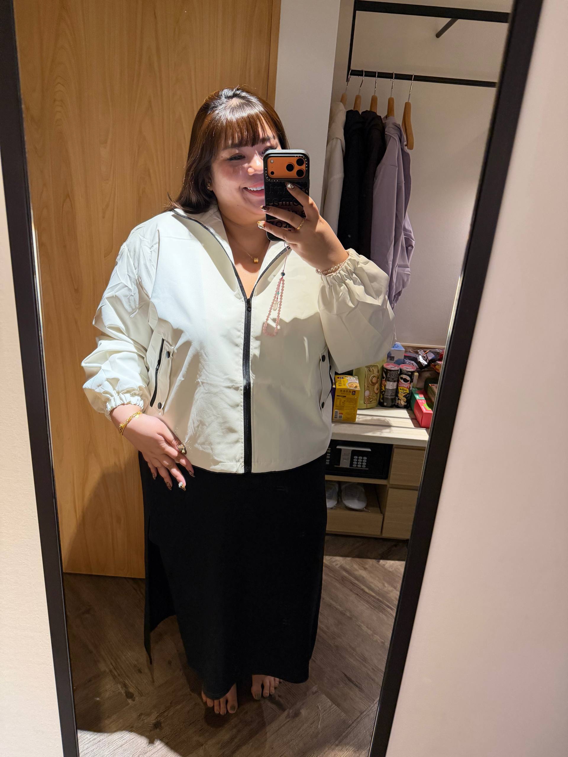 Love+ DuoTone Lightweight WindBreaker | Plus Size Outerwear