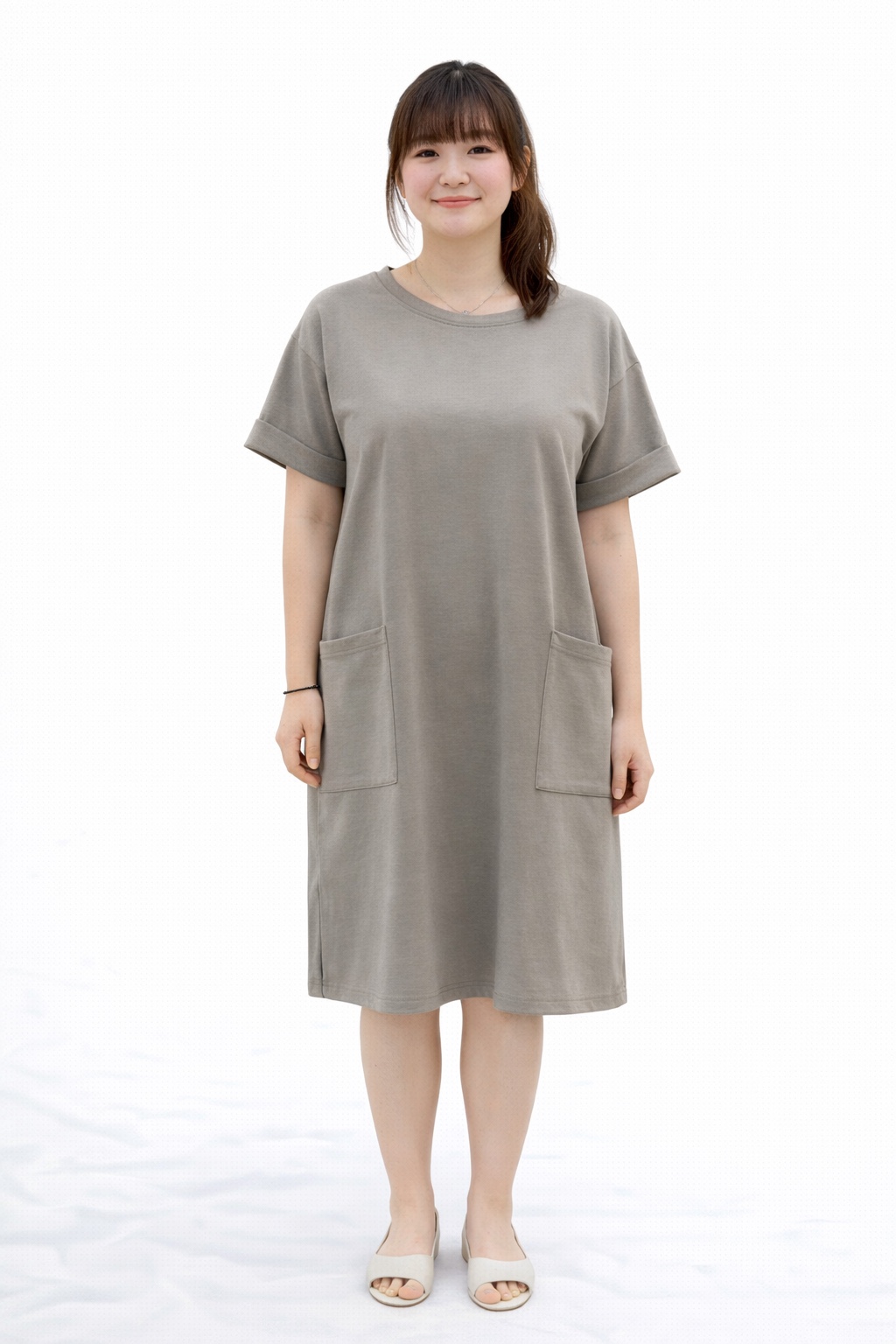 Xenia Front Pocket Scuba Dress | Plus Size Dress