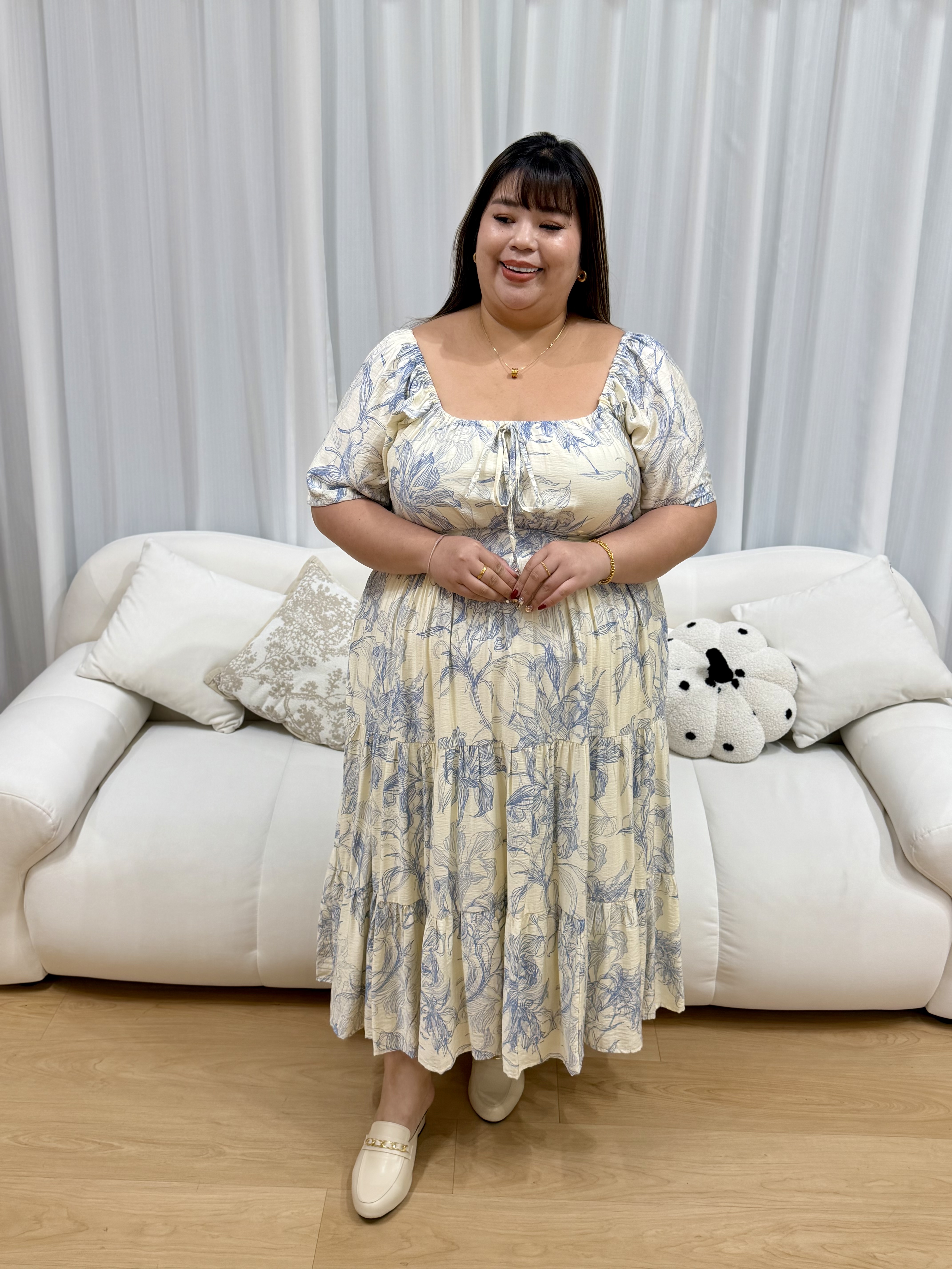 Love+ Blanc Bleu Evangaline Maxi Dress | Plus Size Maxi Dress