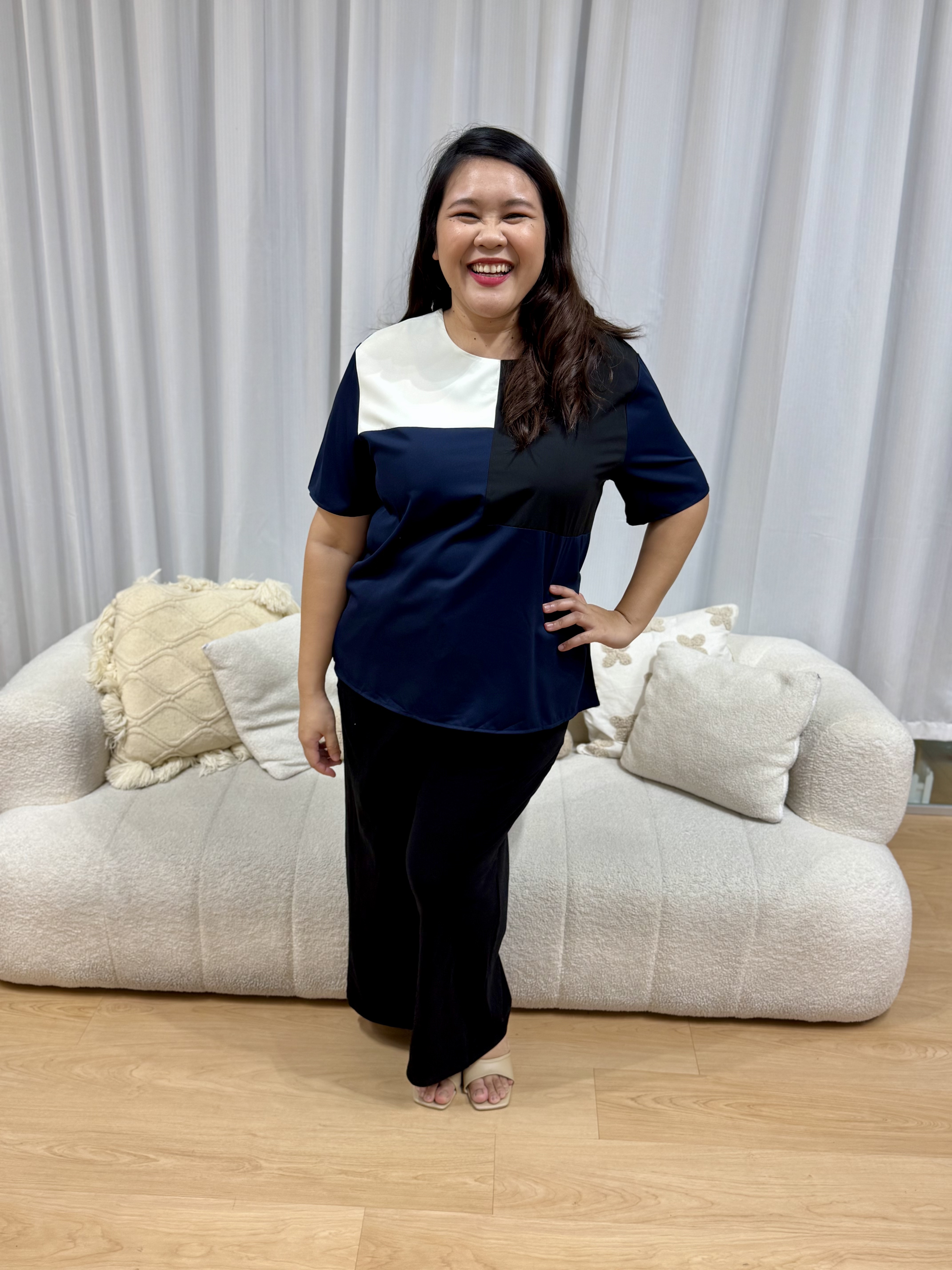 Trixi Tri Tone Top | Plus Size Top