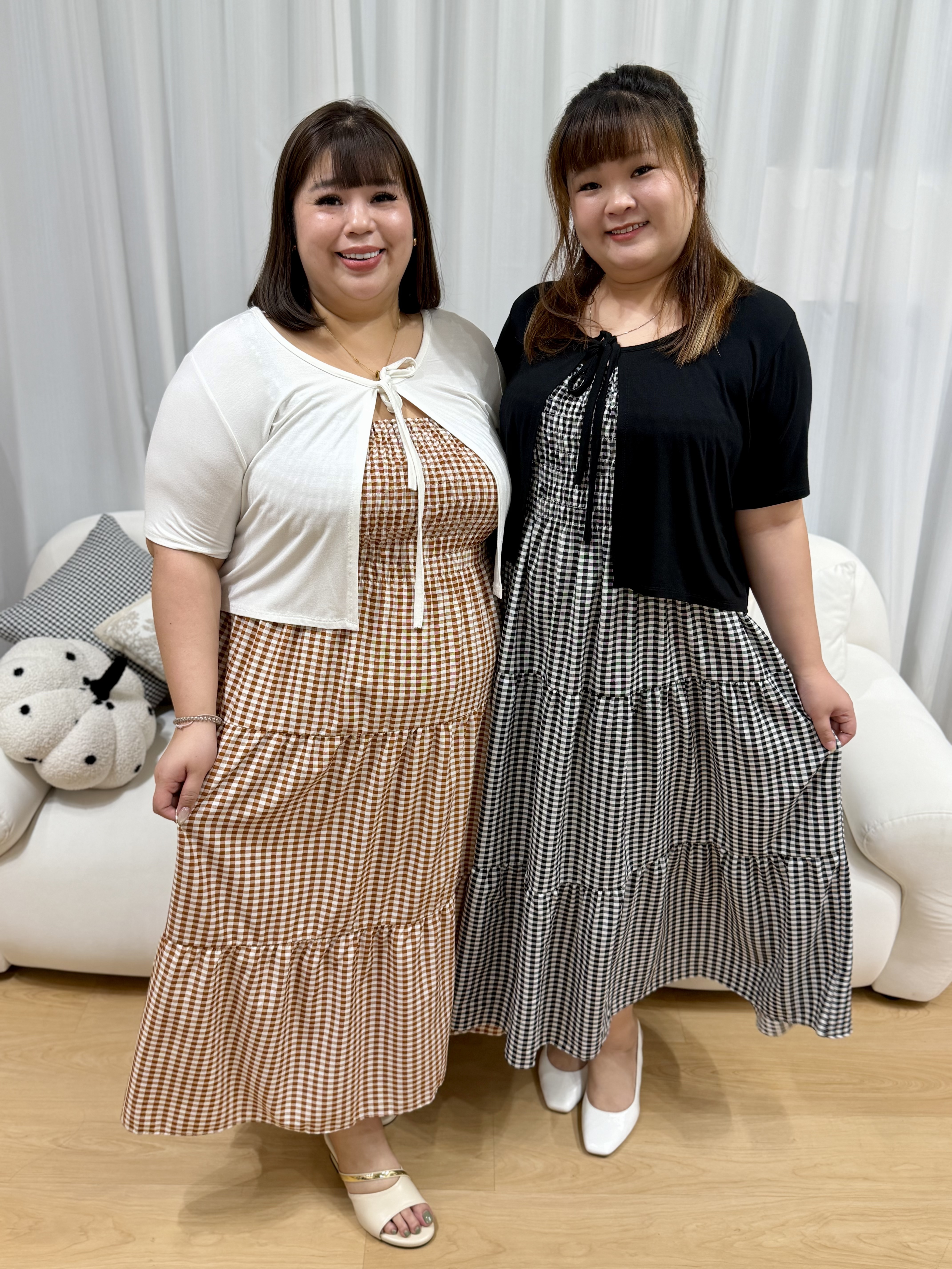 Love+ Chloe Gingham Maxi Dress | Plus Size Dress