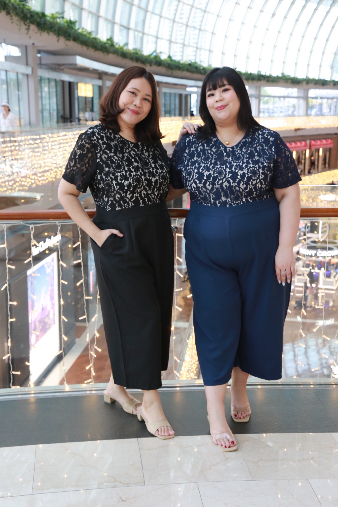 Love+ Eli Nova Premium Lace Navy Jumpsuit | Plus Size Jumpsuit