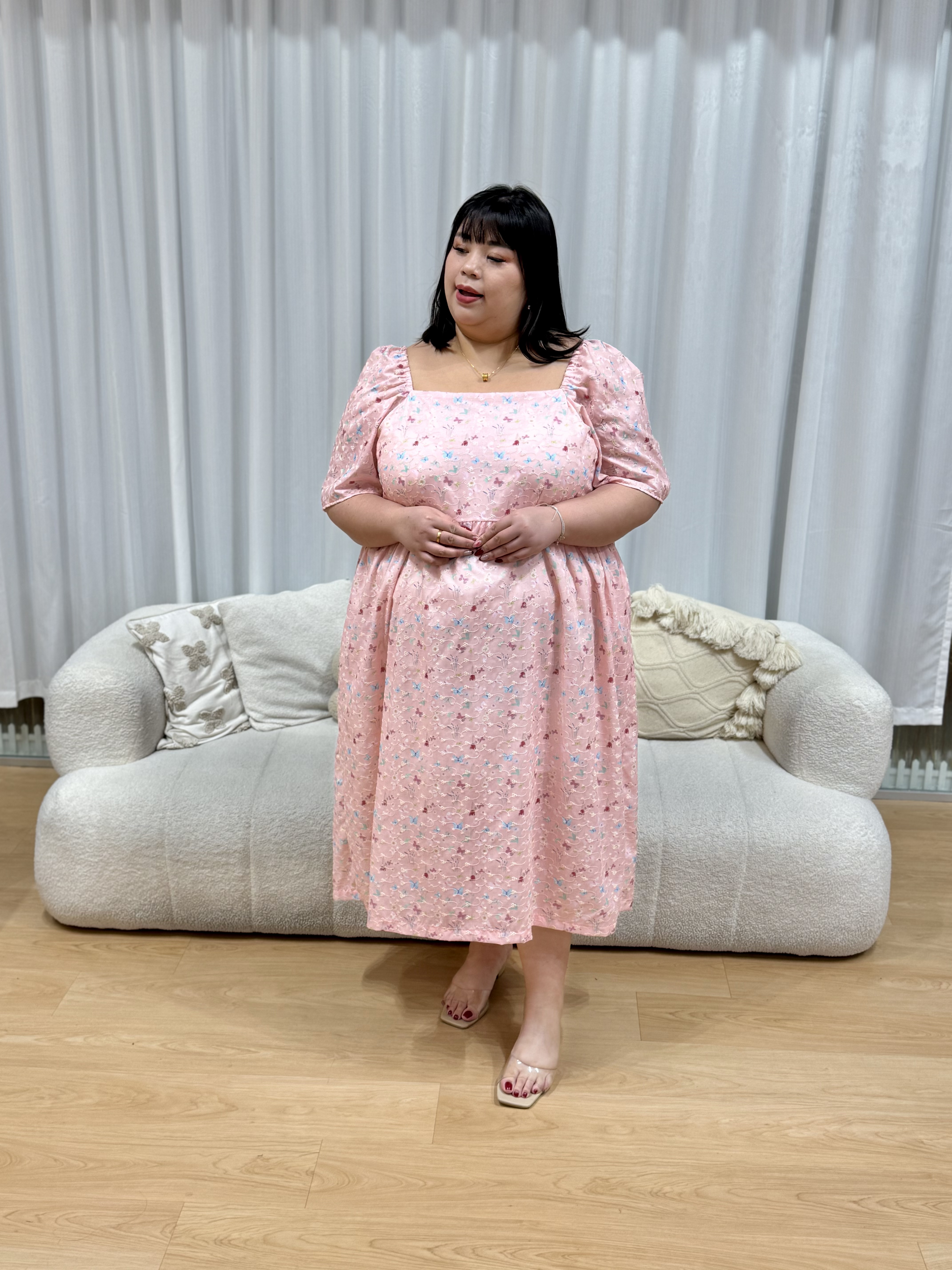 Love+ Tammy Embroidery Lace Dress | Plus Size Dress