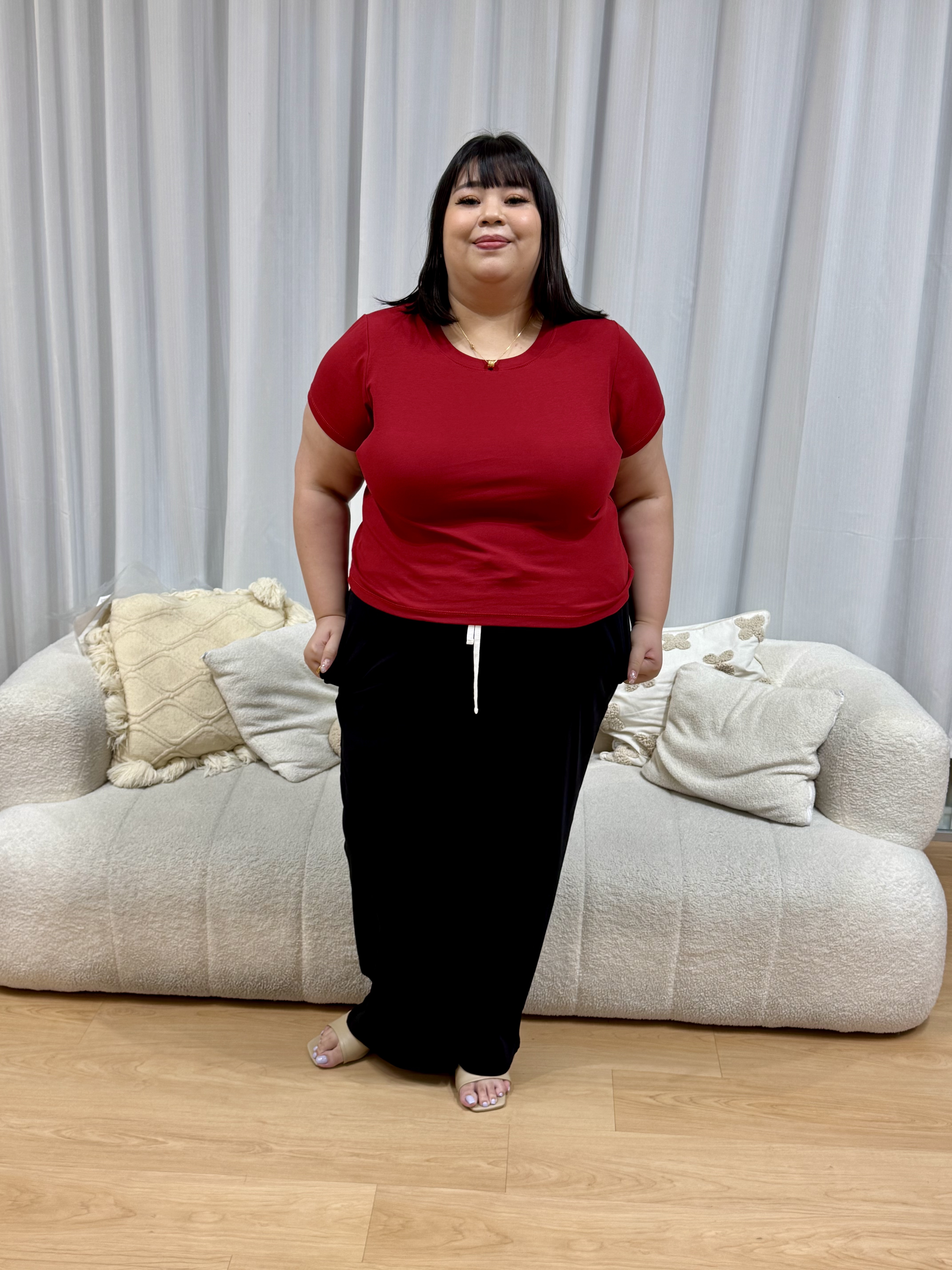 BASIC Round Neck T-Shirt | Plus Size Top 