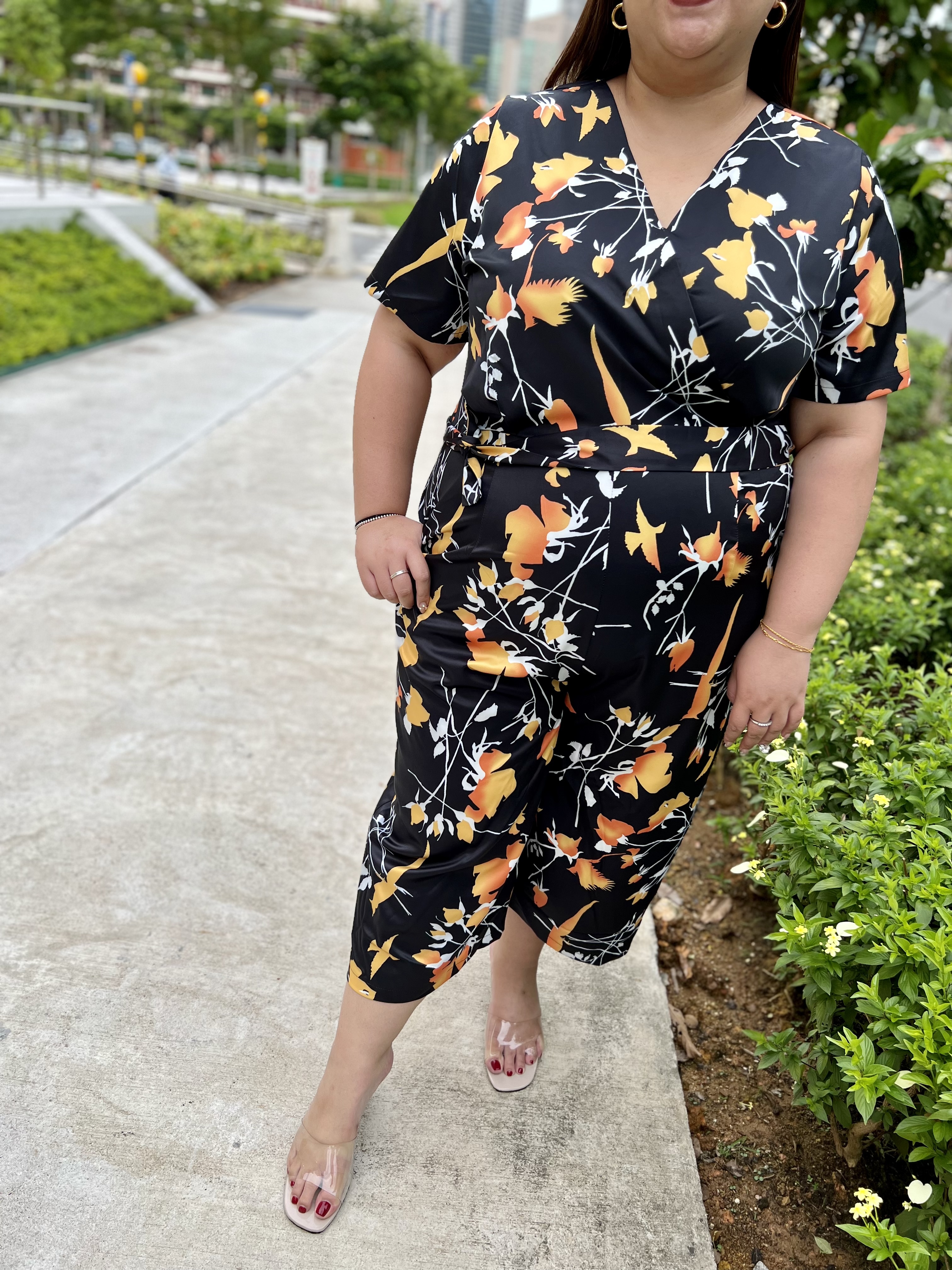 Love+ Melanie Black Phoenix Jumpsuit| Plus Size Jumpsuit