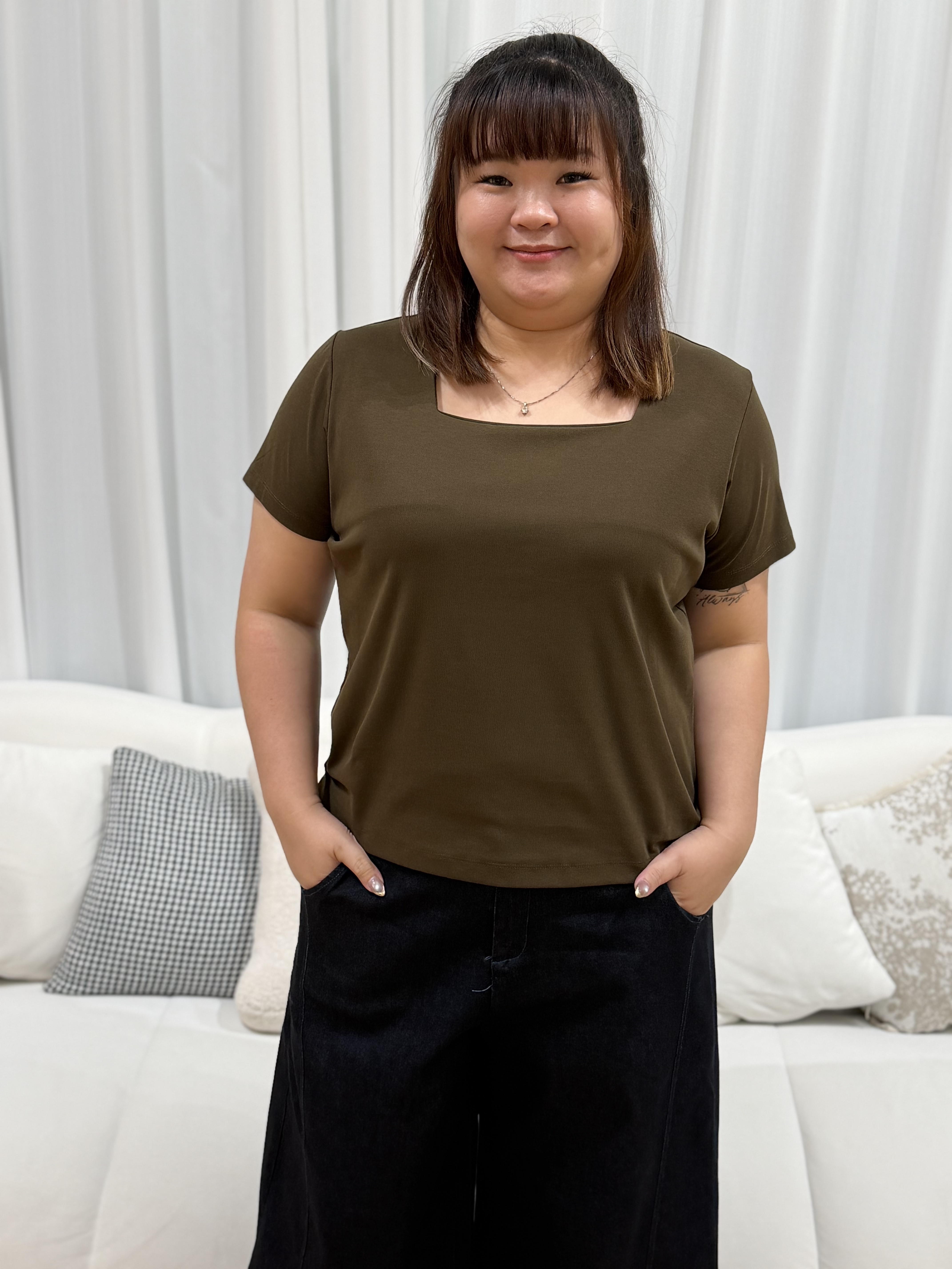 Love+ Kyra Premium Cotton Boxy Top | Plus Size Top