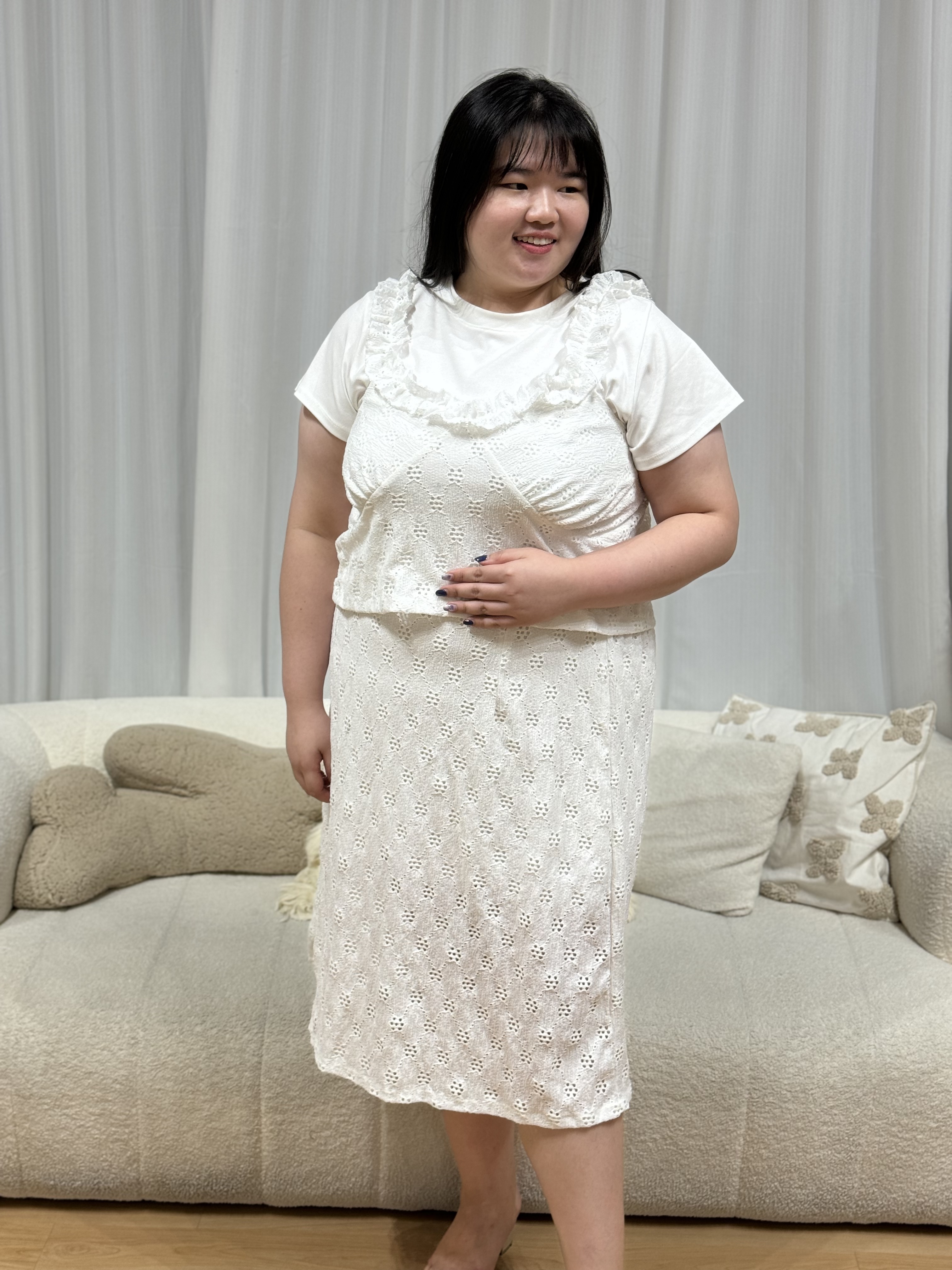 Arissa Soft Lace Set | Plus Size Set