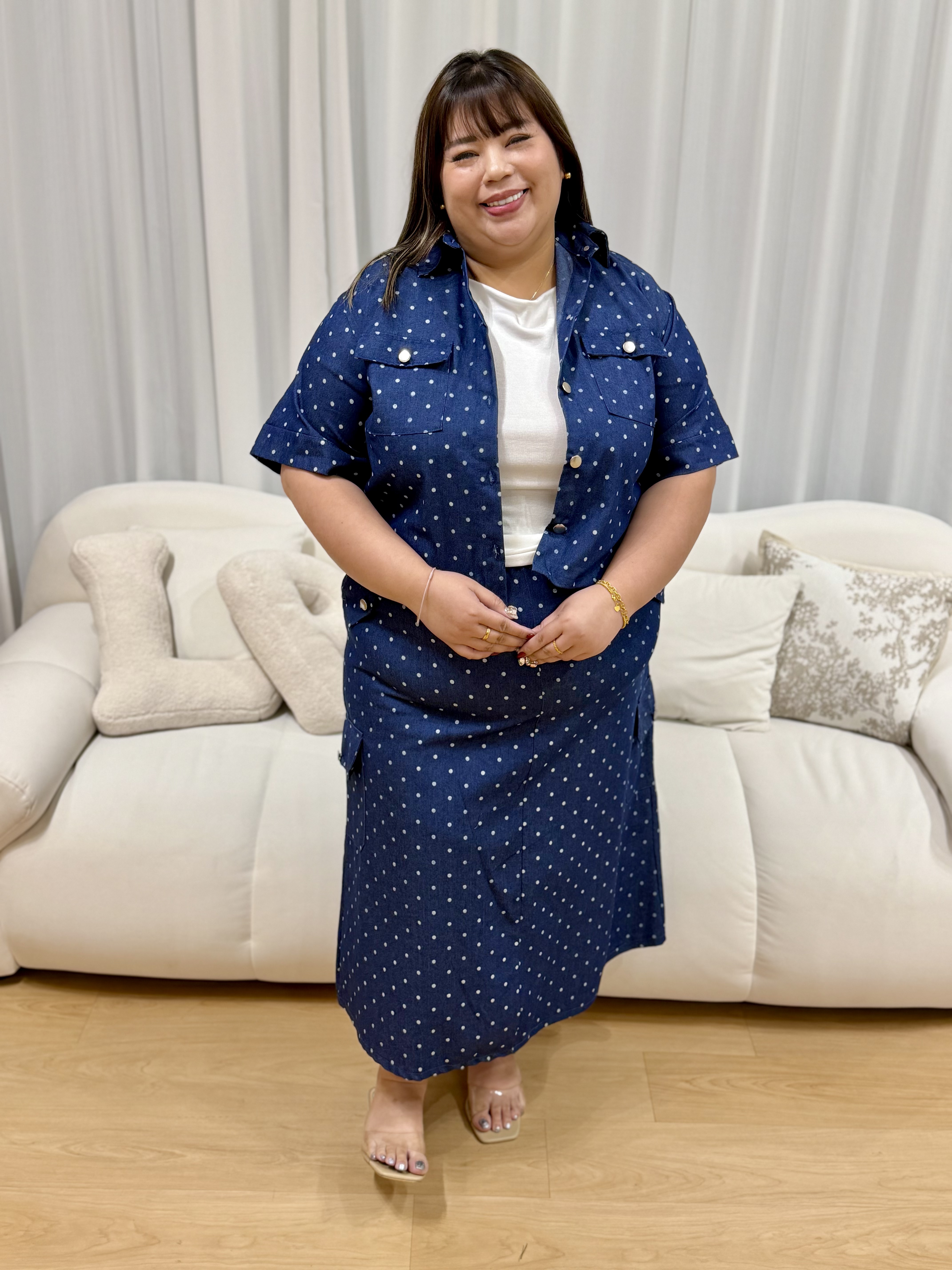 Lily PolkaDotty Top | Plus Size Top