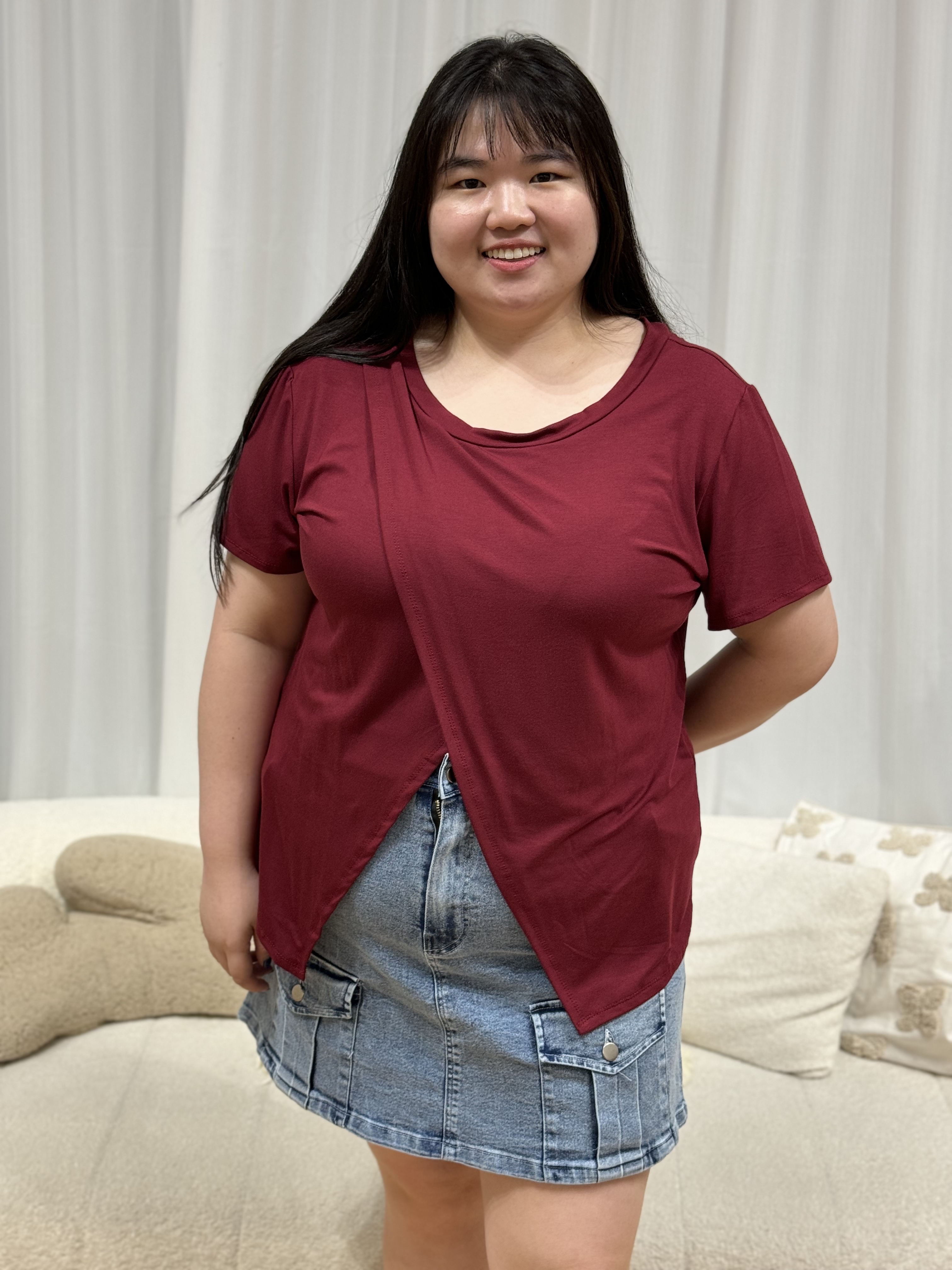 Modal Mella Cotton Top #M39 | Plus Size Top