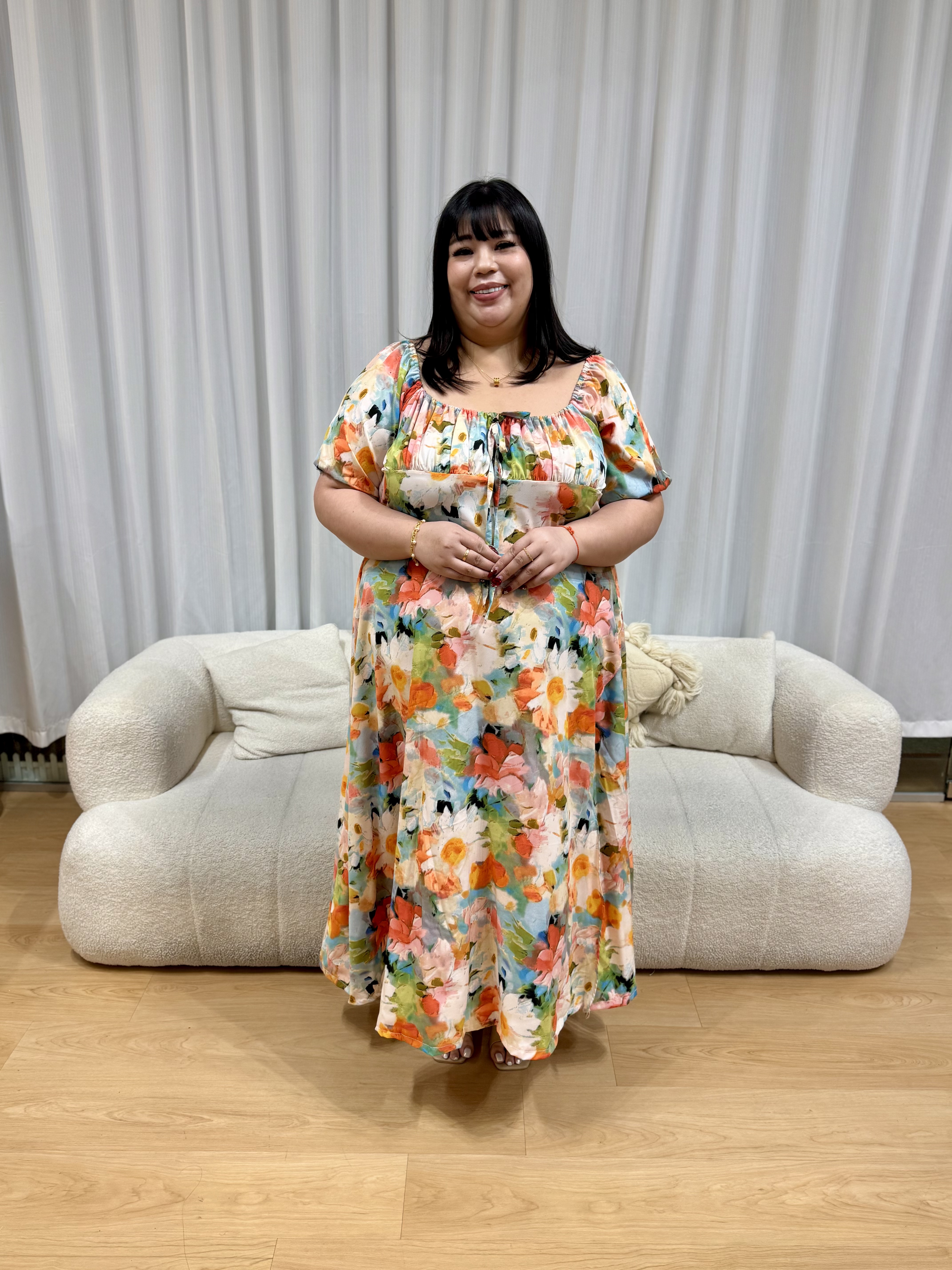 Talia Tasha Floral Dress | Plus Size Dress