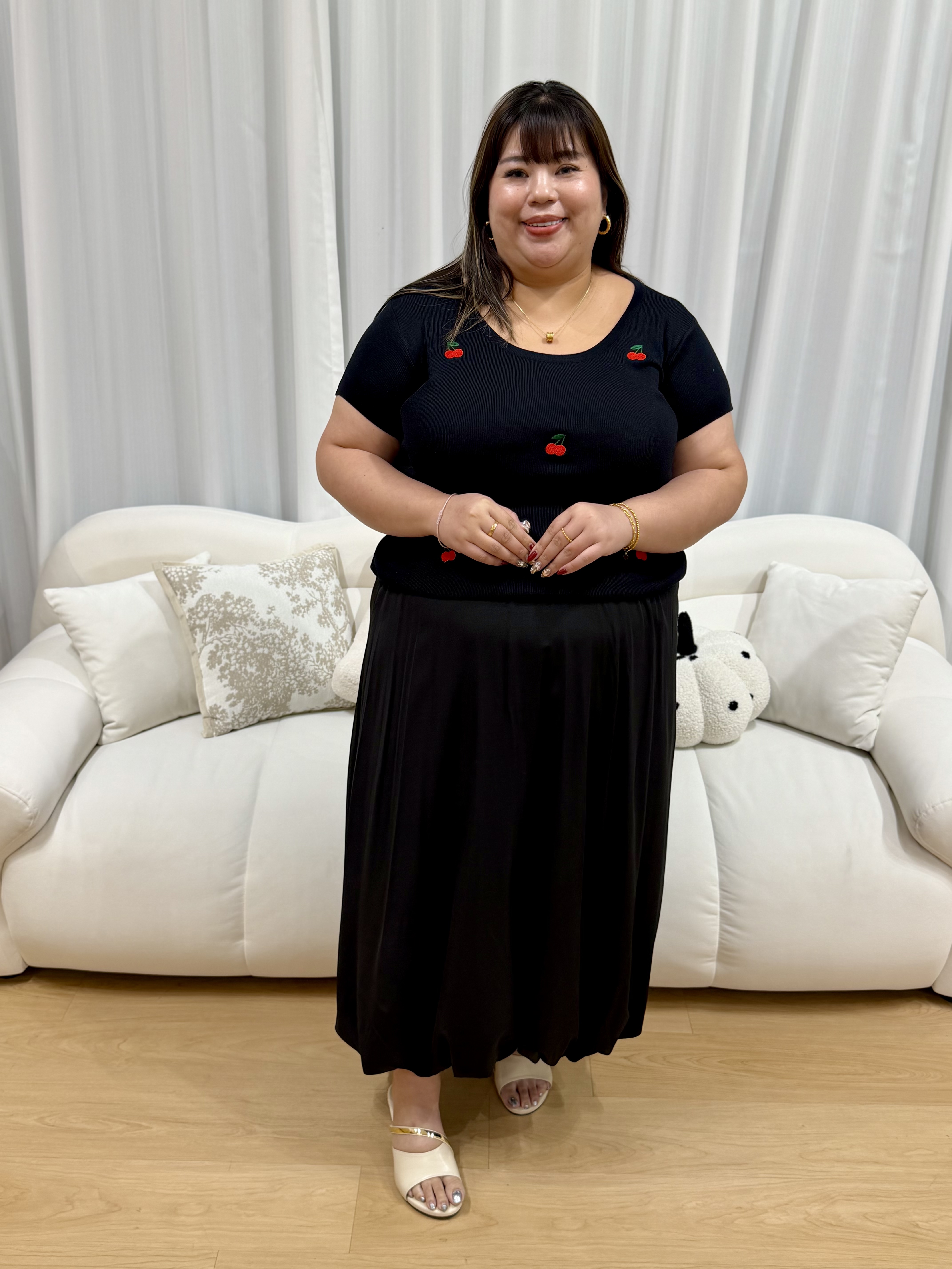 Coco Cherry Pop Top | Plus Size Top