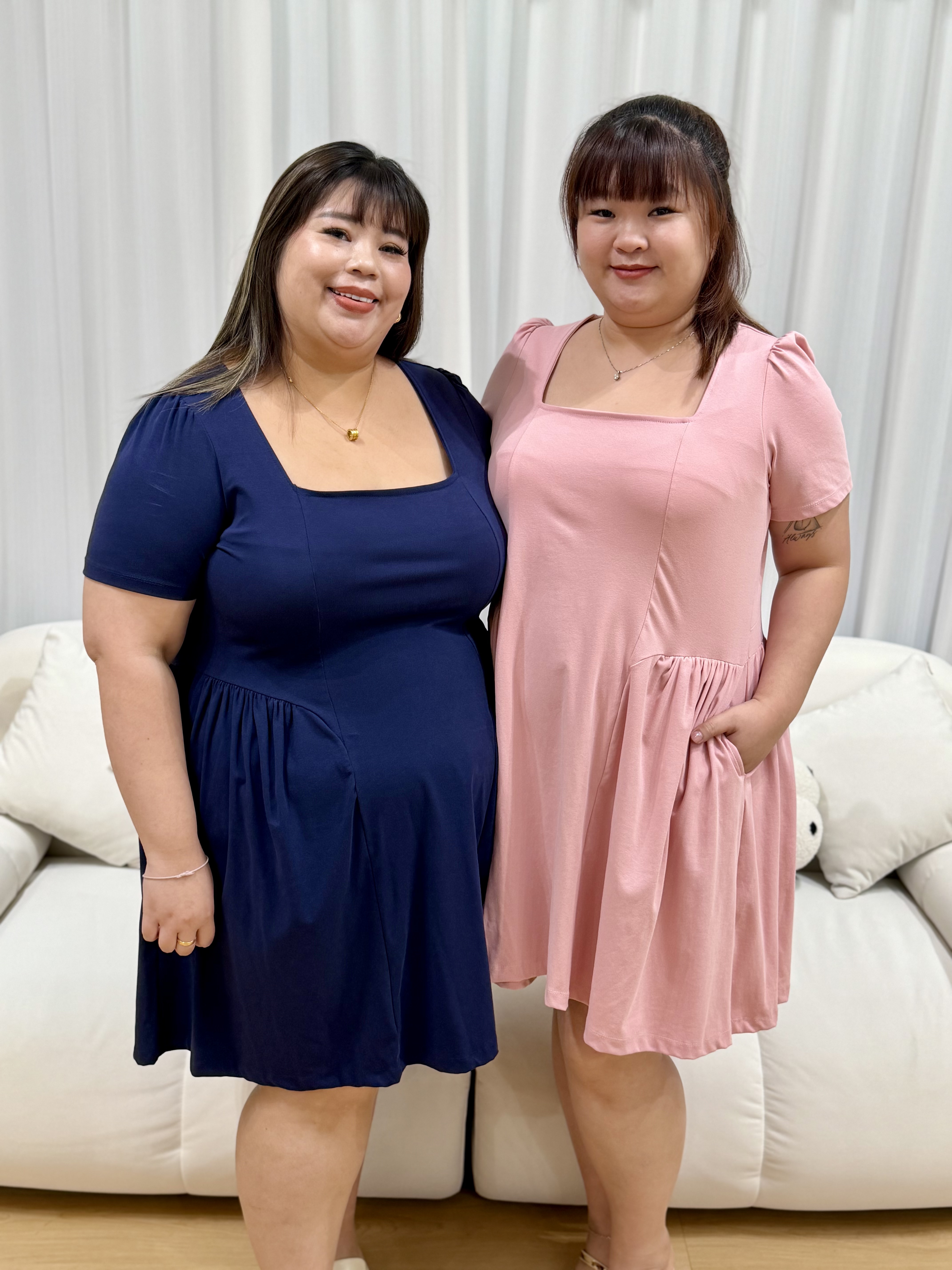 Love+ Welcia Flutter Premium Cotton Dress | Plus Size Dress