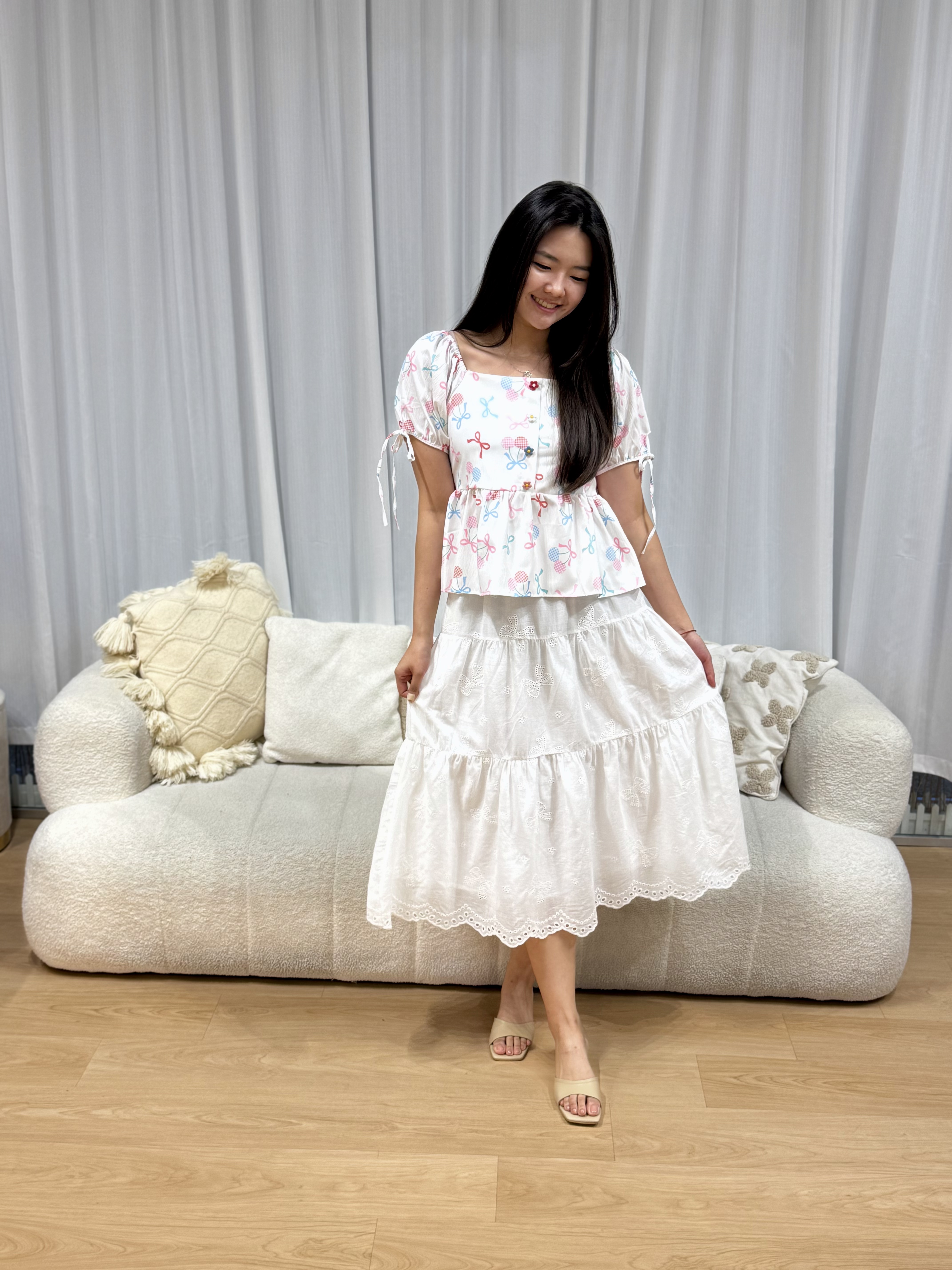 Robox Lace Ribbon Skirt | Plus Size Skirt