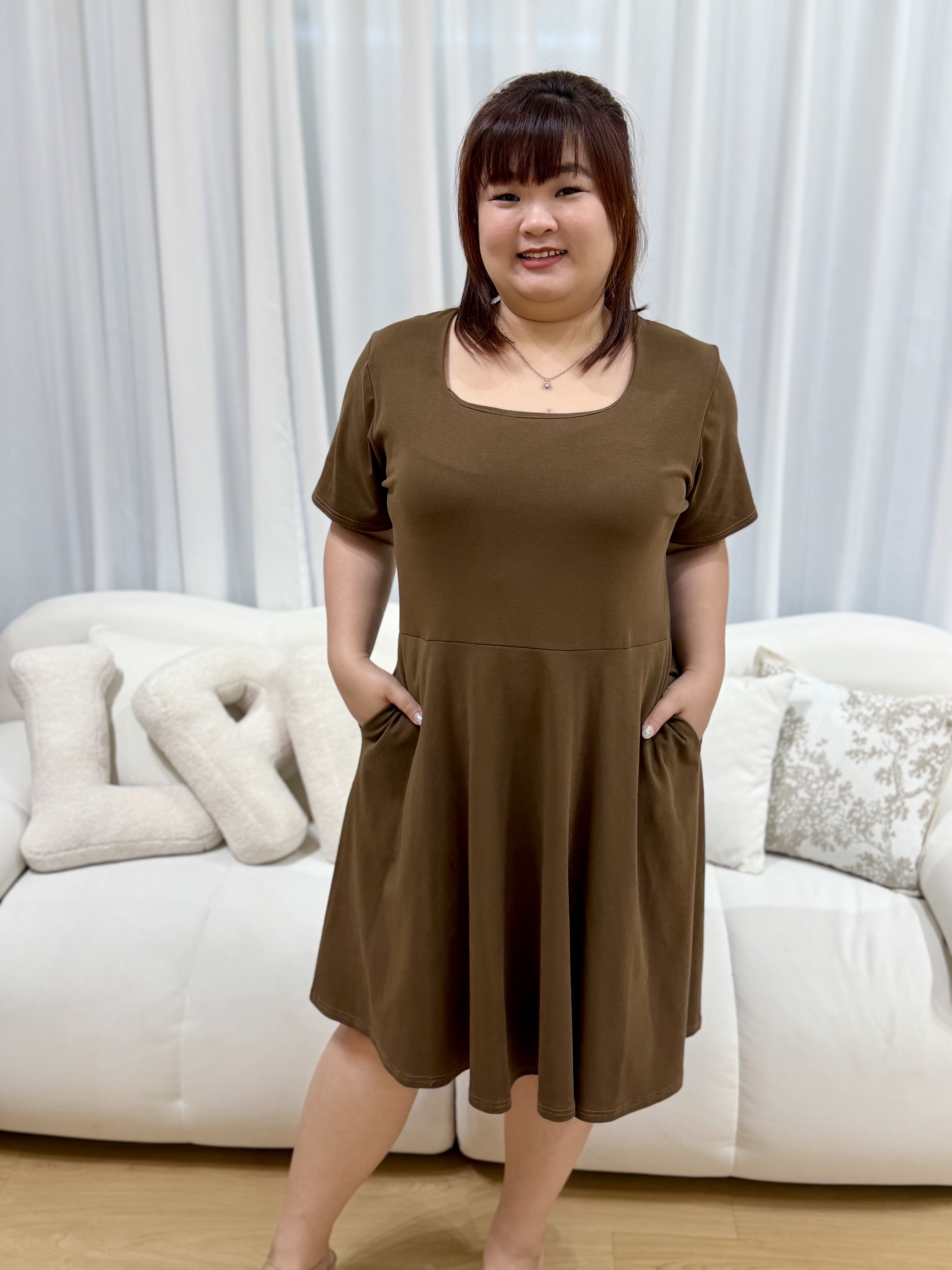 Marvy Box Premium Cotton Dress | Plus Size Dress