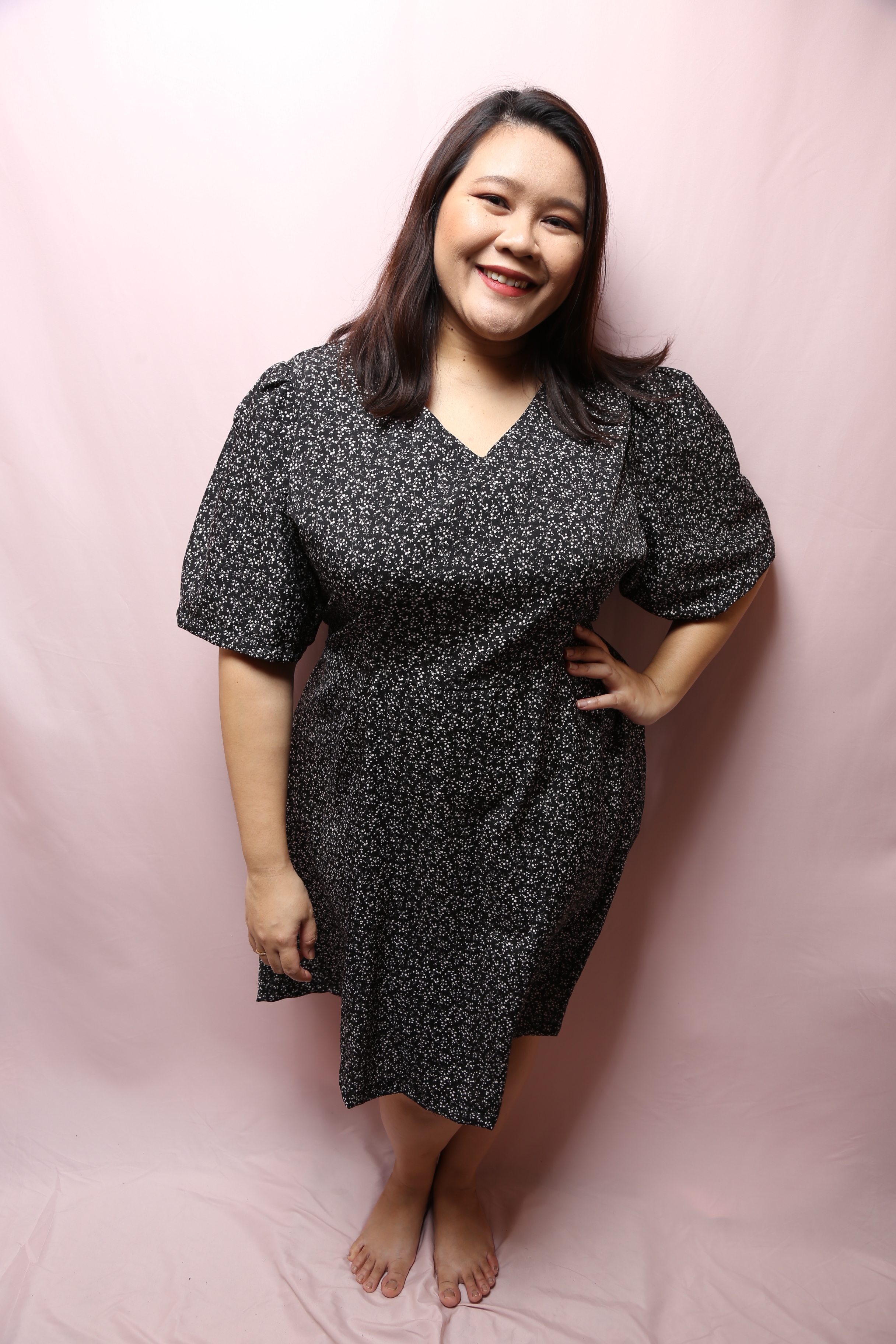 Love+ OSFA Casey Blossom Dress | Plus size dress