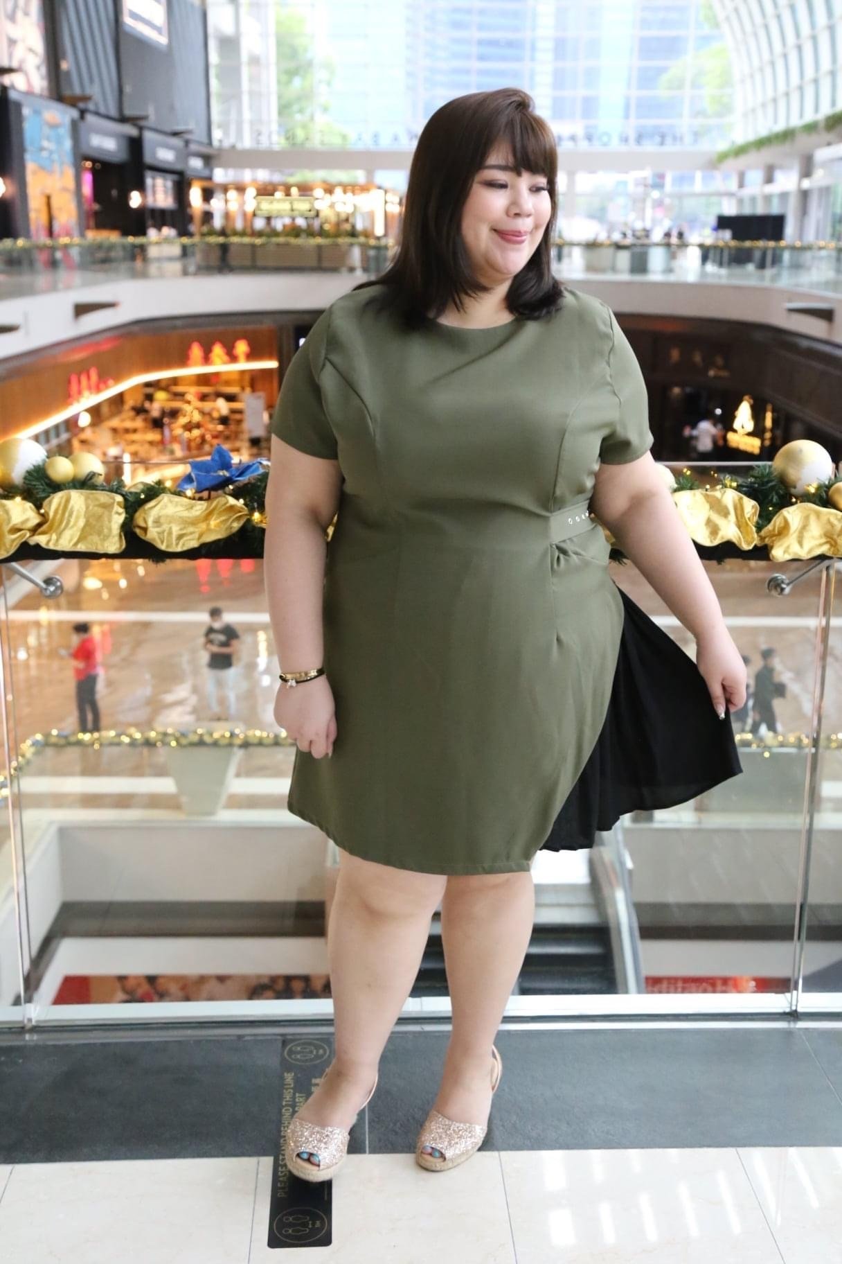 Love+ Green Mathilda Gallop Dress |Plus Size Dress