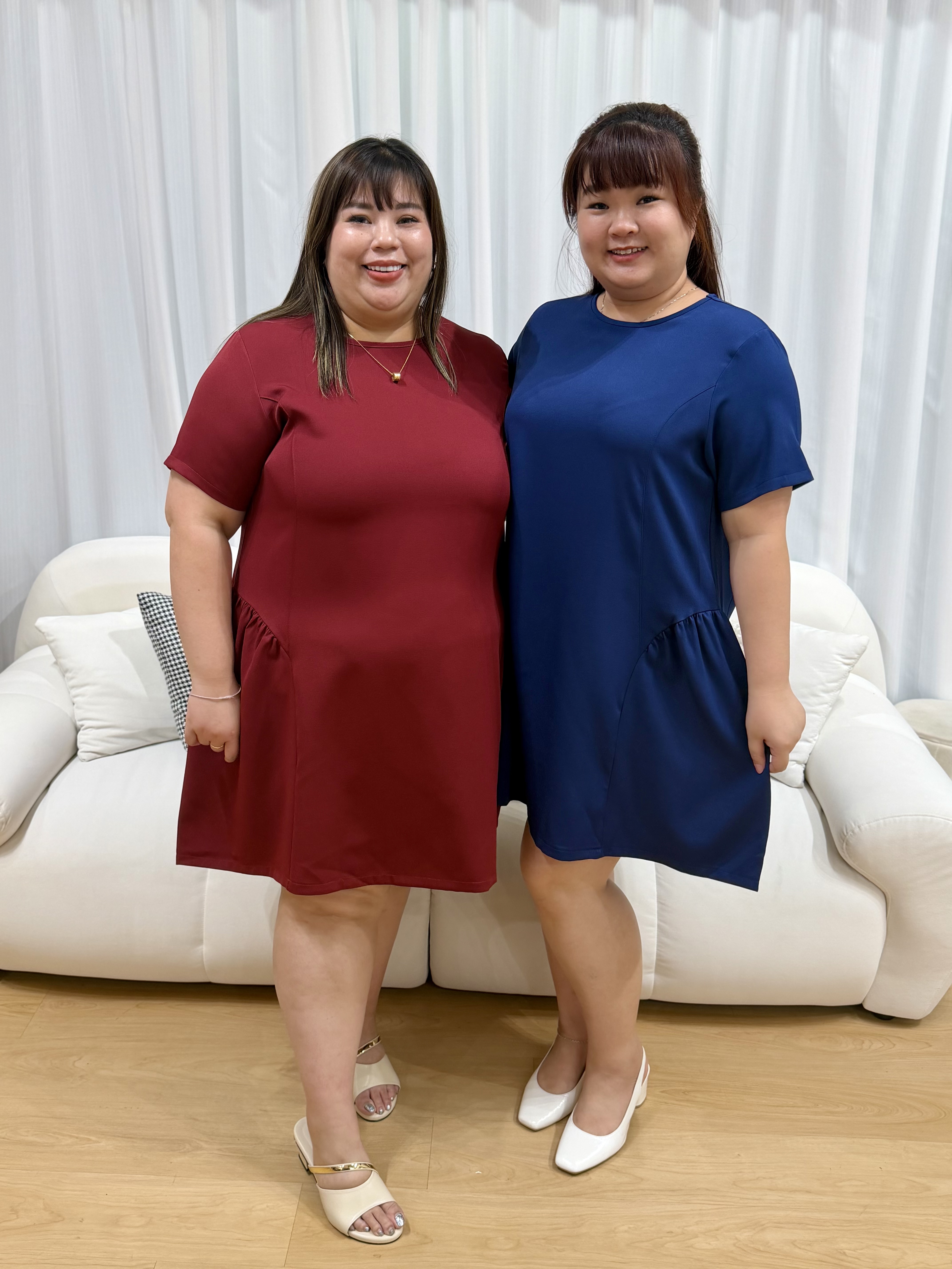 Diana Side Flutter Dress | Plus Size Dress