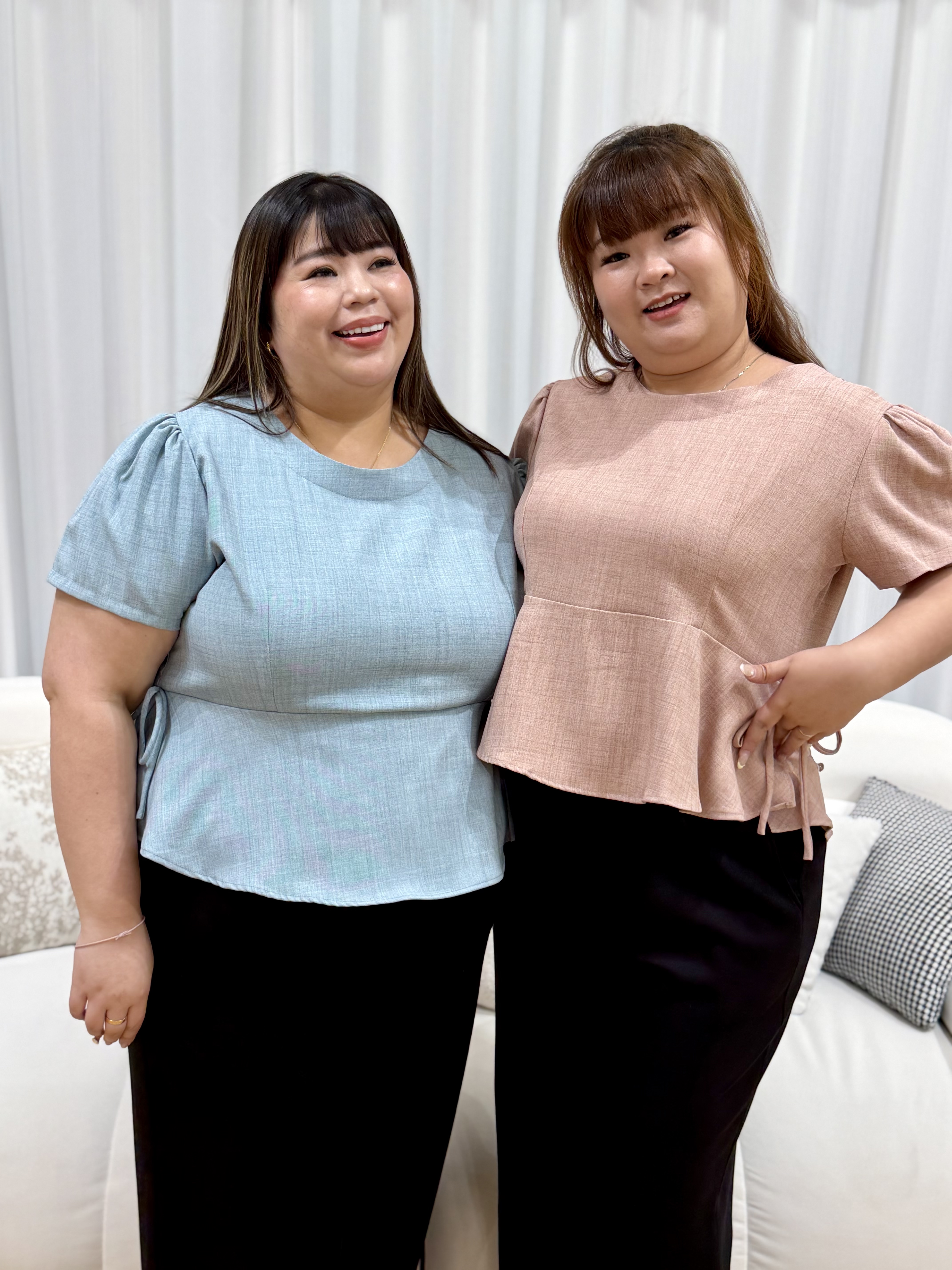 Missy Ribbon Work Top | Plus Size Top