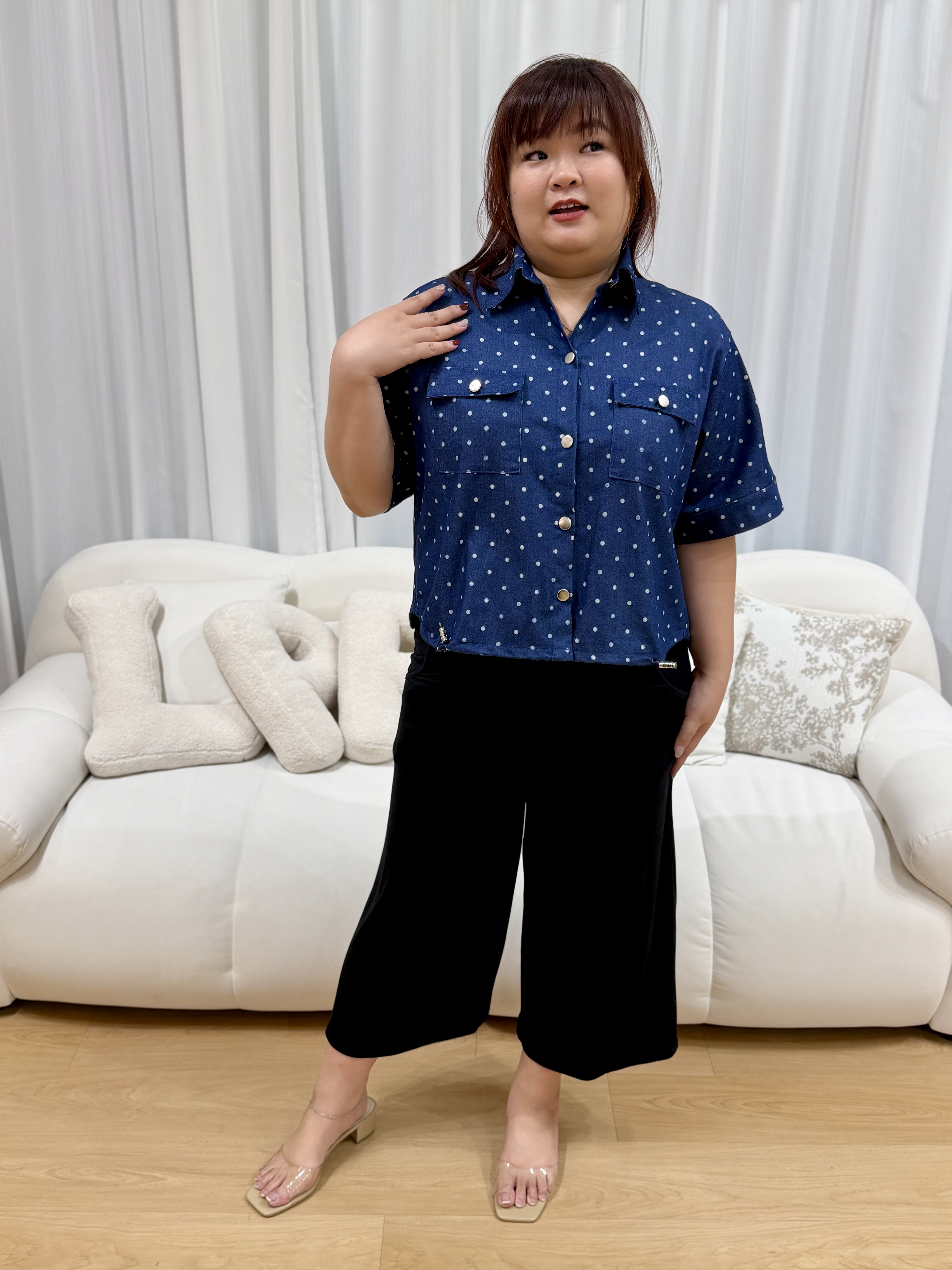 Lily PolkaDotty Top | Plus Size Top
