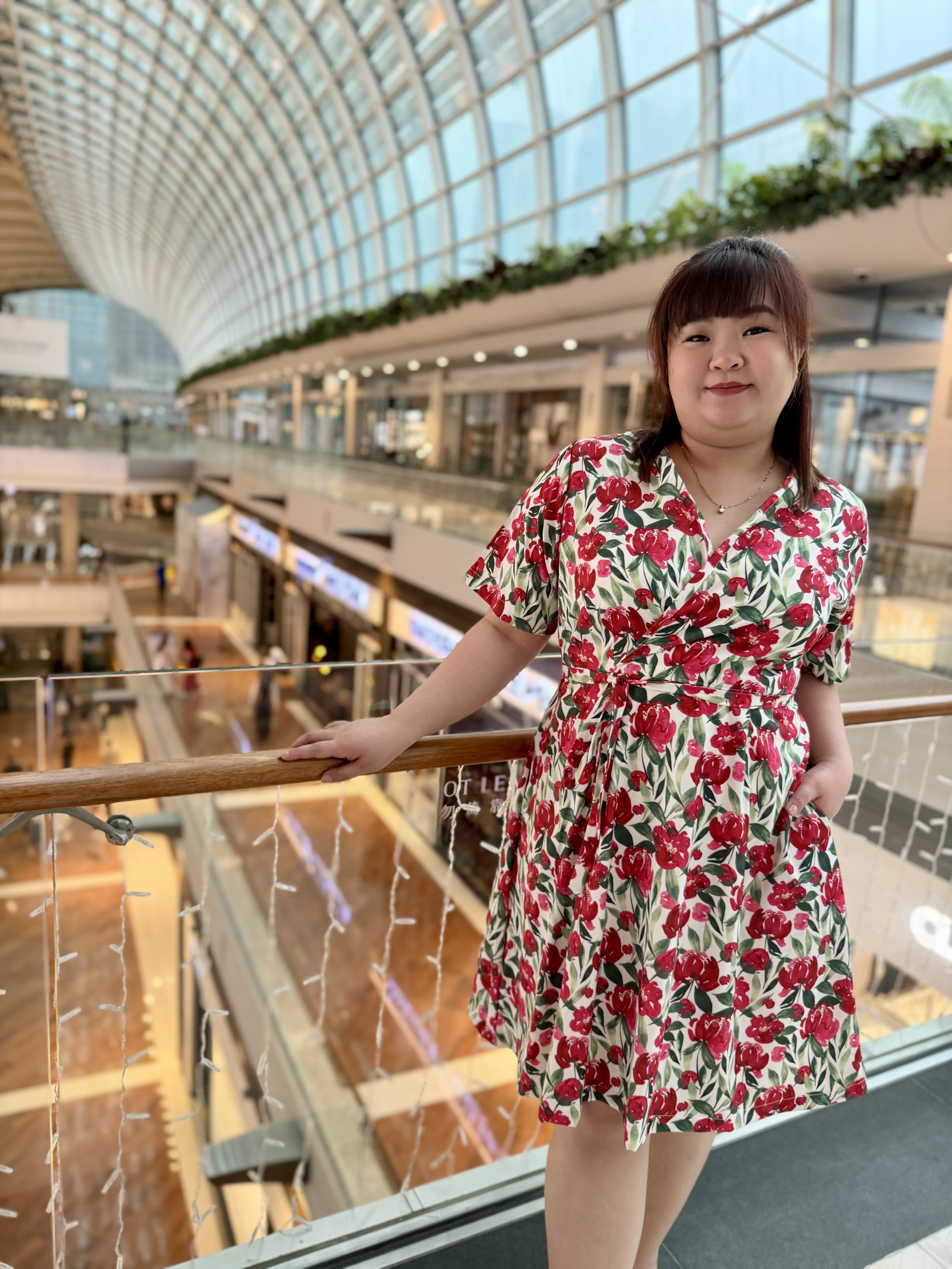 Love+ Una Red Bloom Kimono Dress | Plus Size Dress