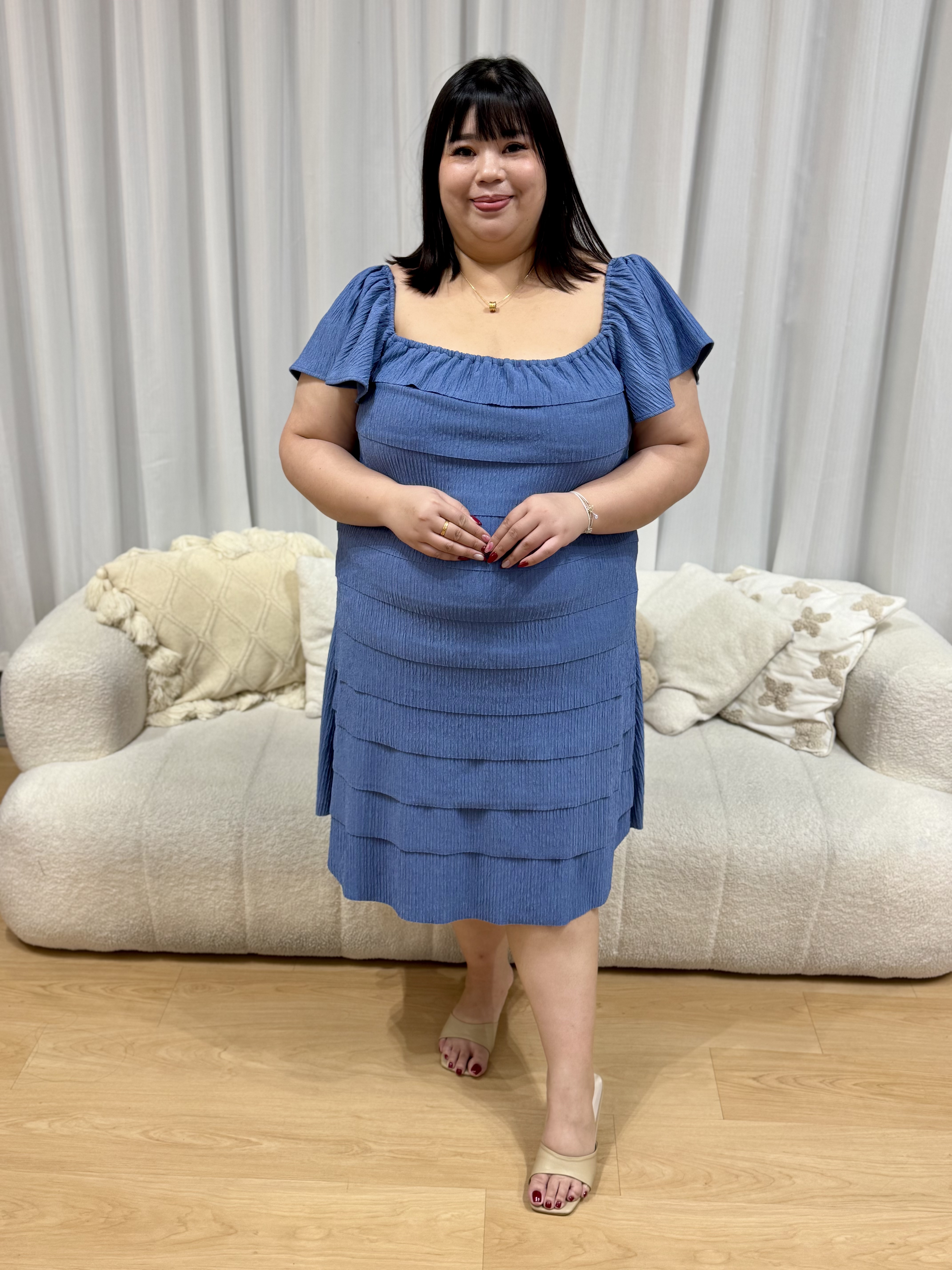 Daphne Softie Tier Dress | Plus Size Dress