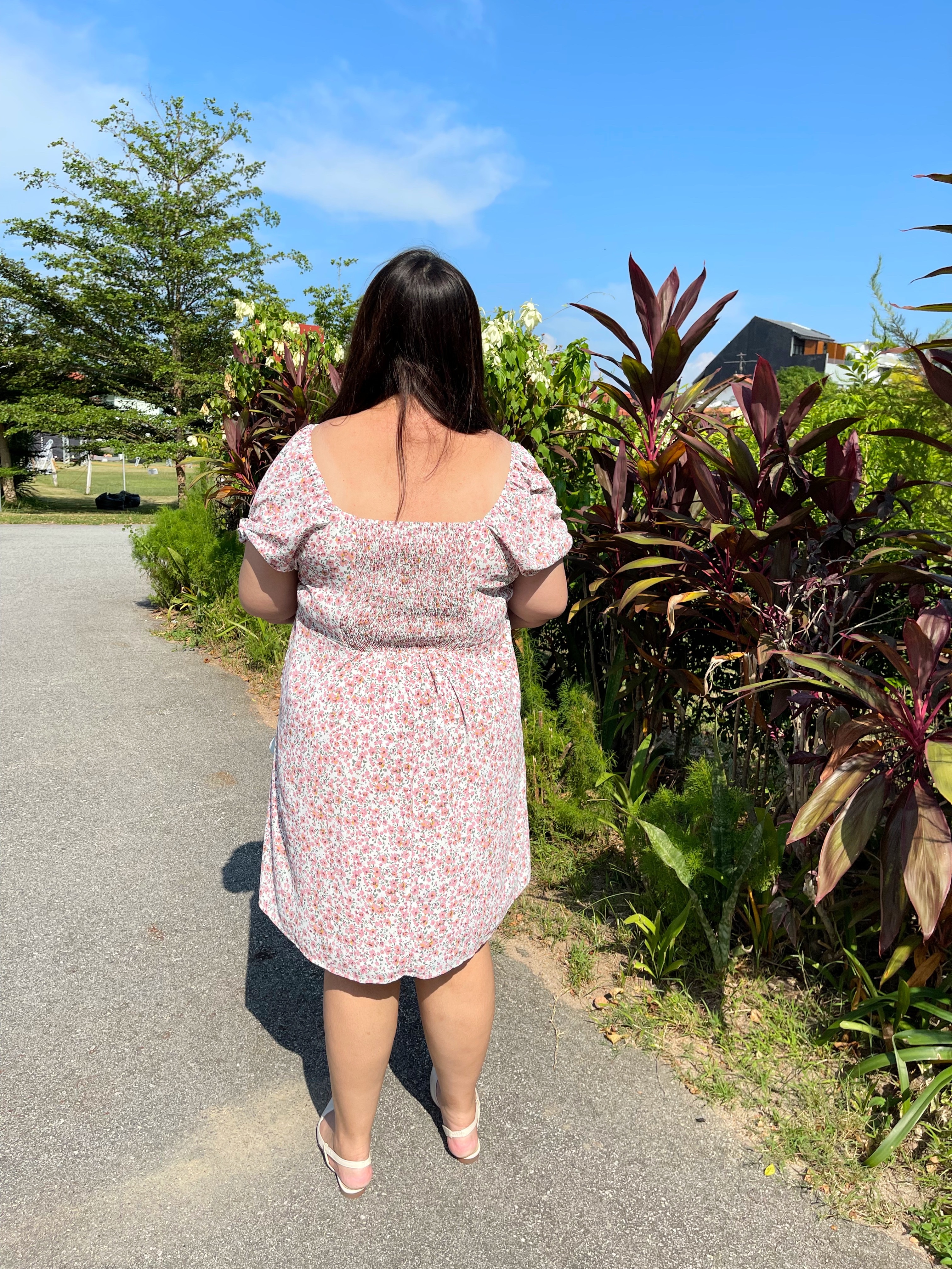 Love+ Kylie Pink Smock Dress | Plus Size Dress Singapore