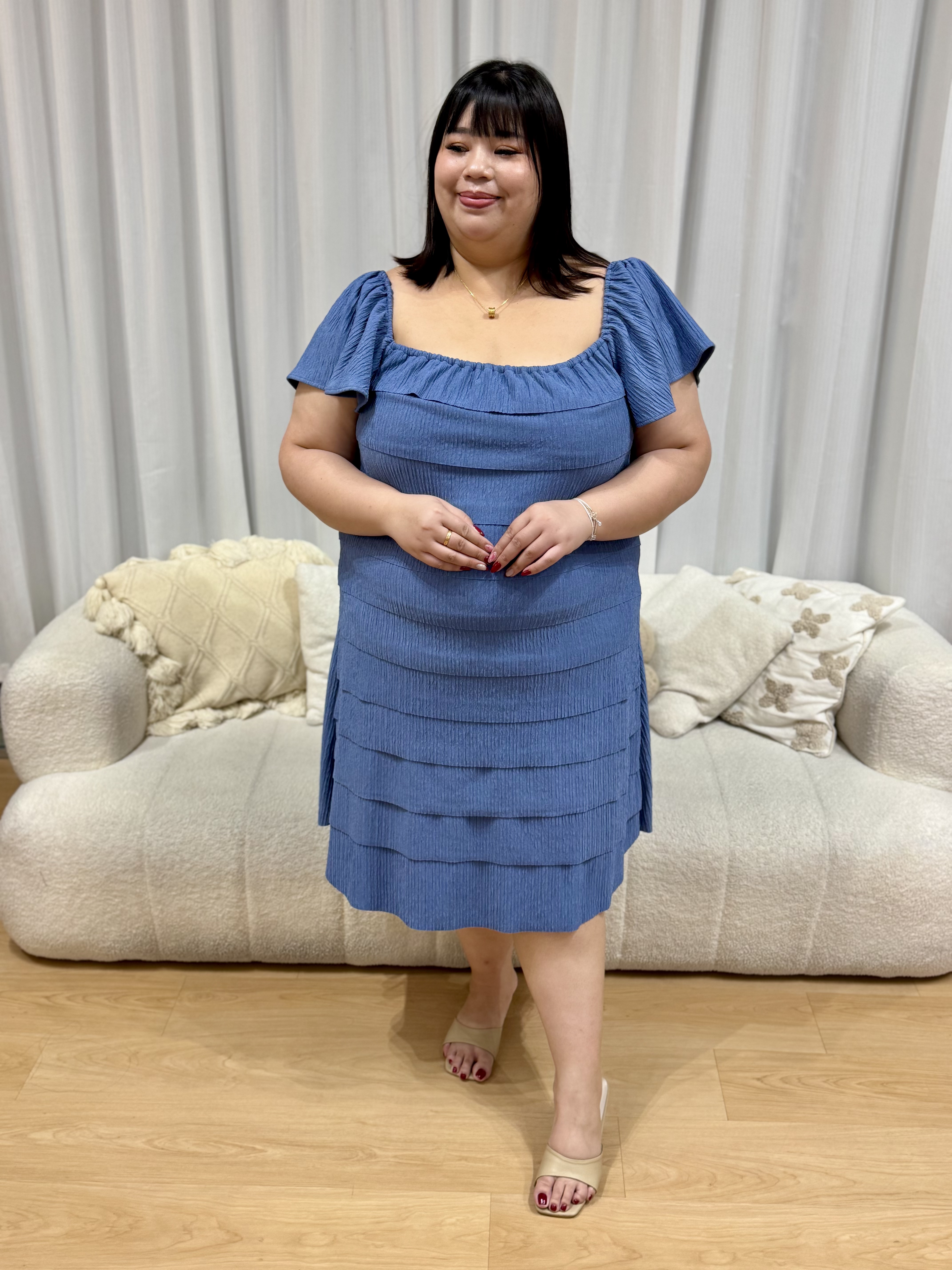 Daphne Softie Tier Dress | Plus Size Dress