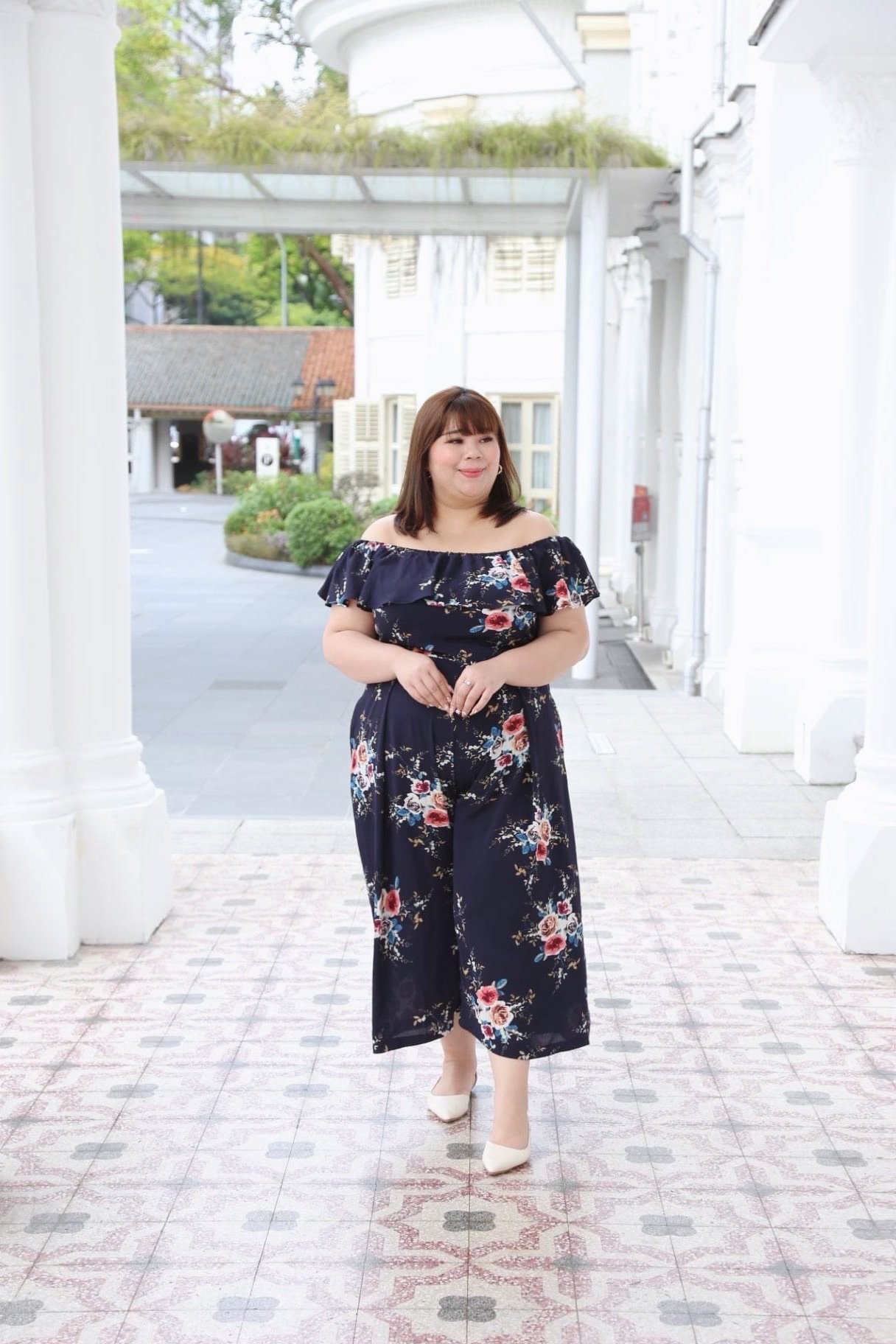 Love+ Michiyo Ruffle Jumpsui |Plus Size Jumpsuit