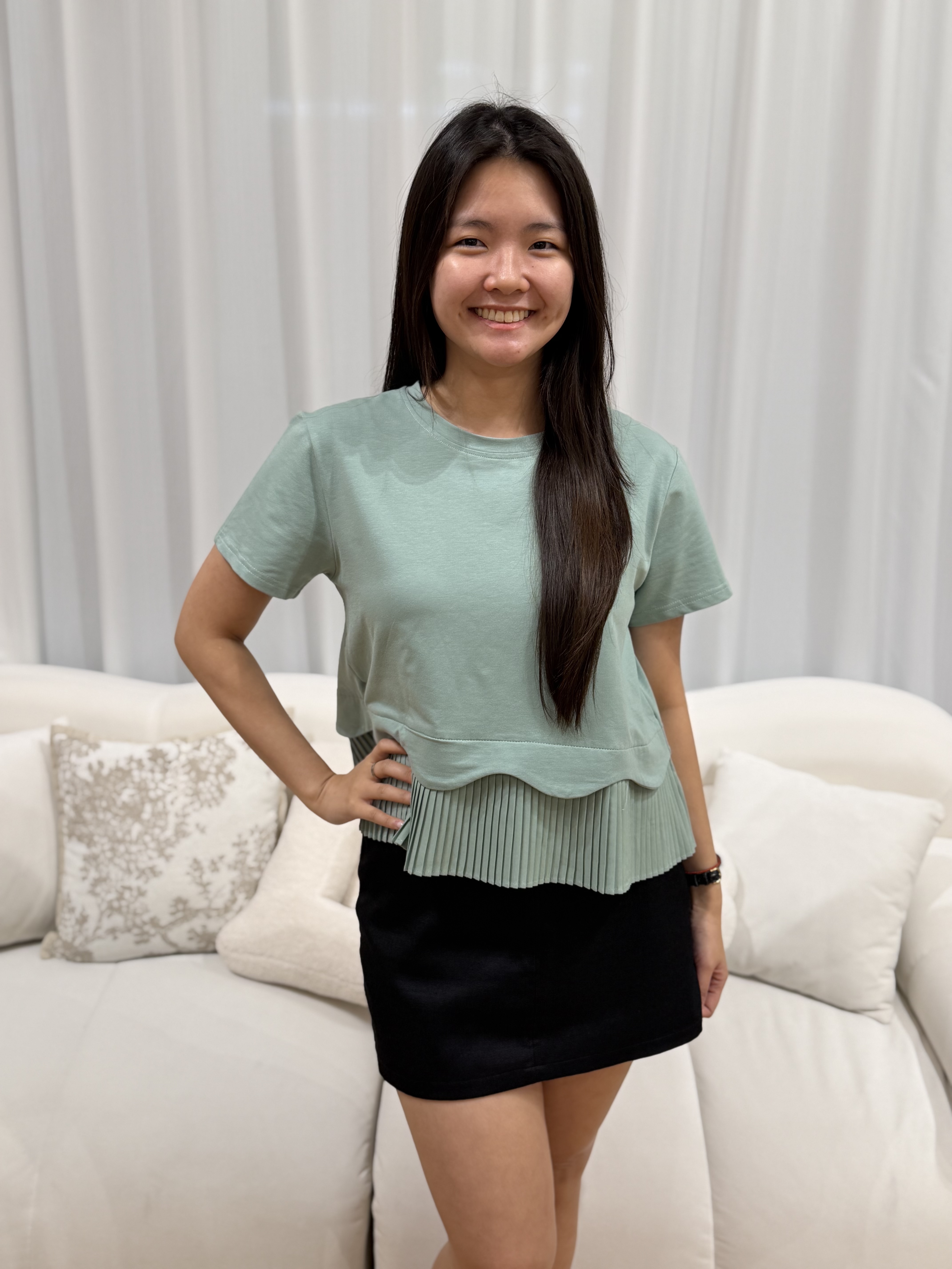 Synia Pleated Top | Plus Size Top