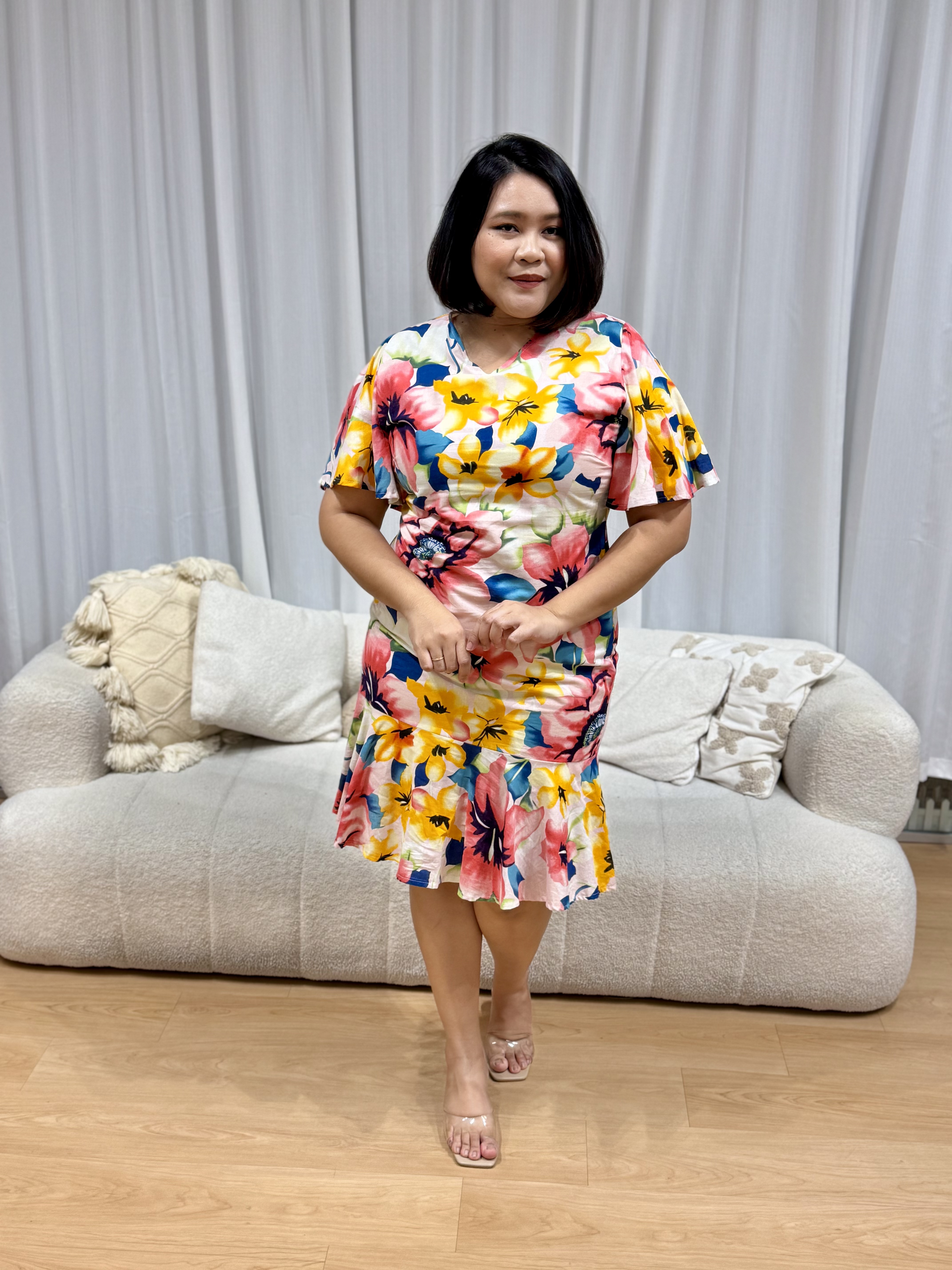 Oriental Paintbrush Premium Dress | Plus Size Dress