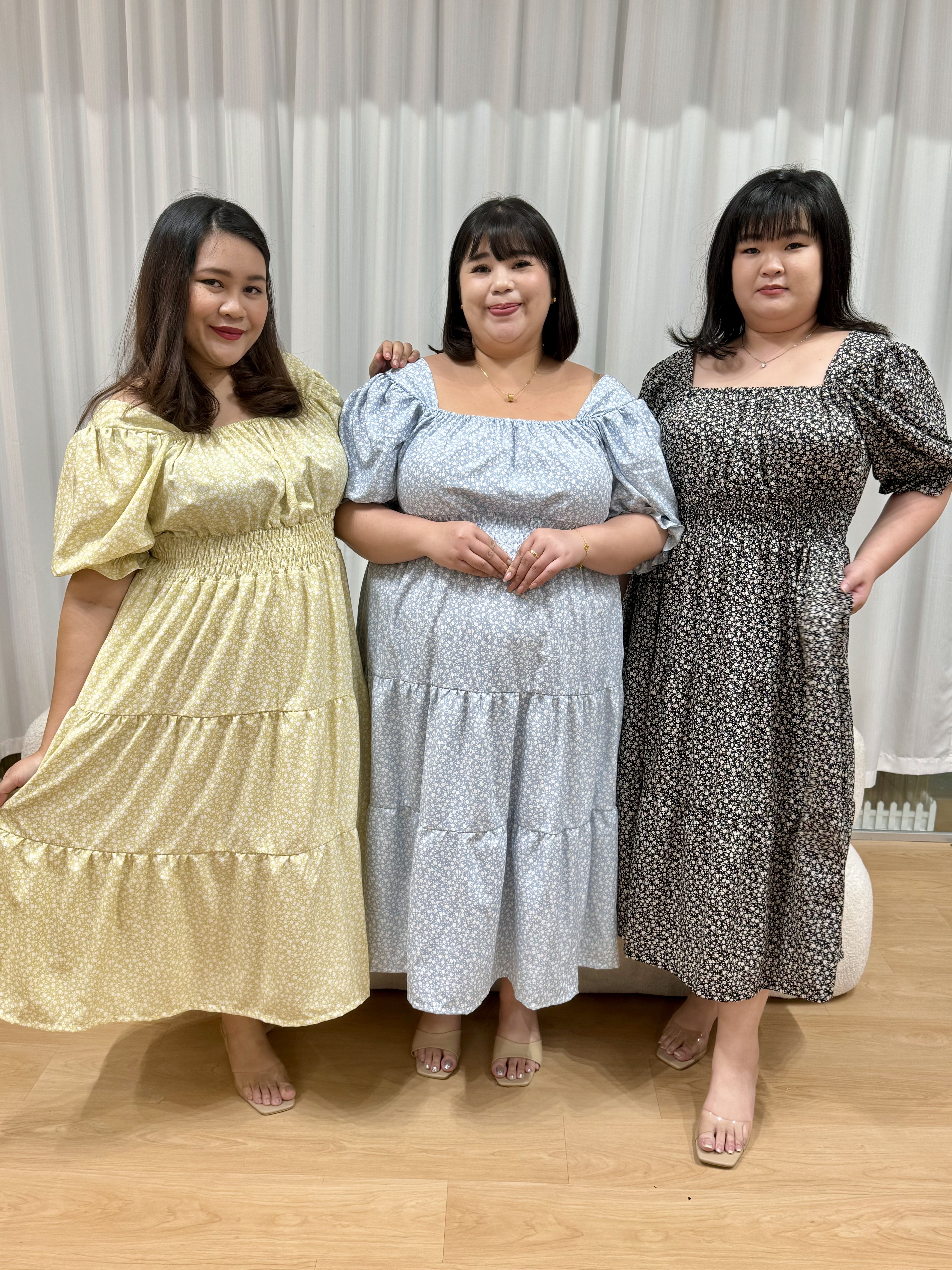Mira Princess Cotton Floral Dress | Plus Size Dress